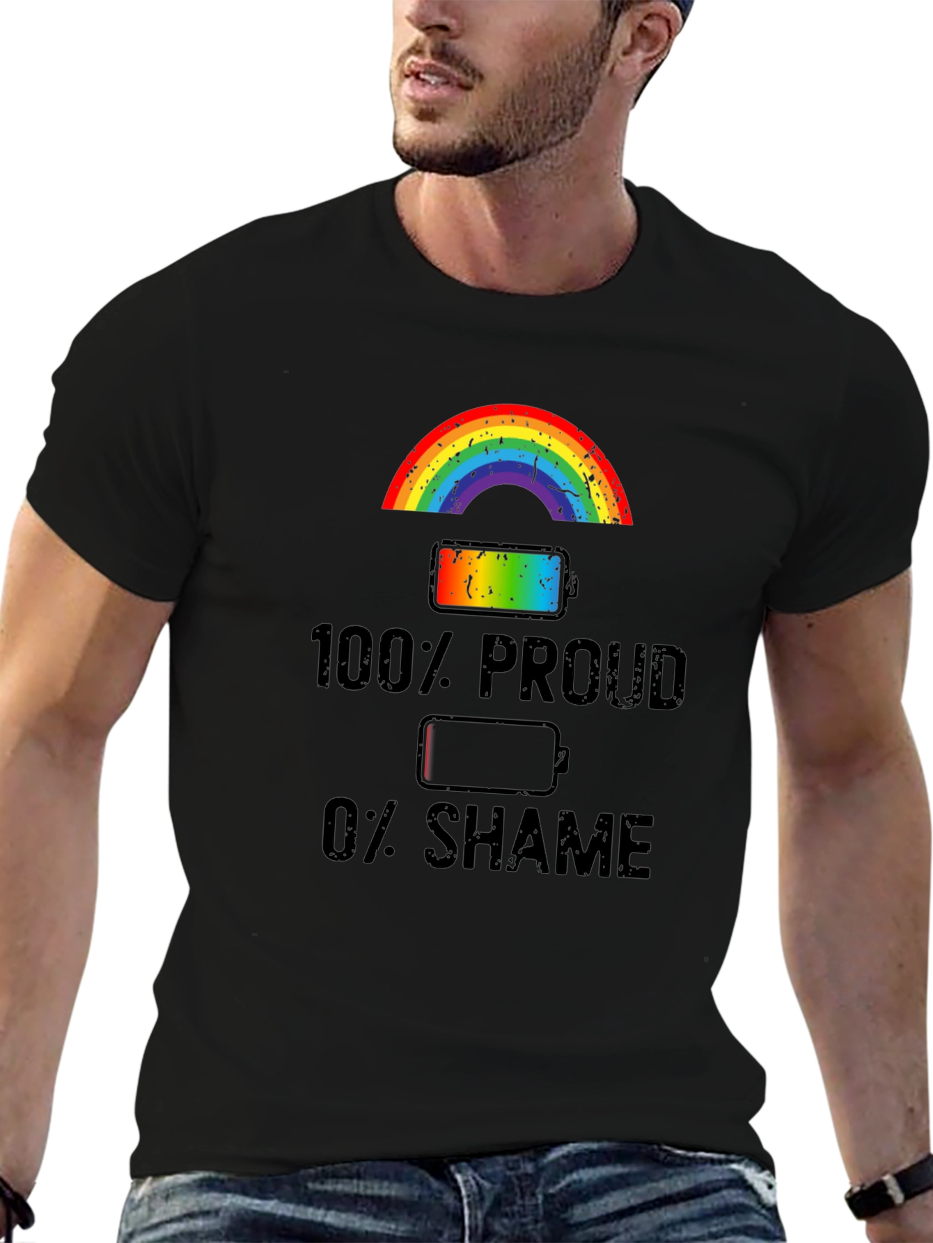 100% Proud 0% Shame Graphic Tee