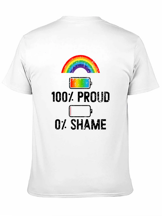 100% Proud 0% Shame Graphic Tee
