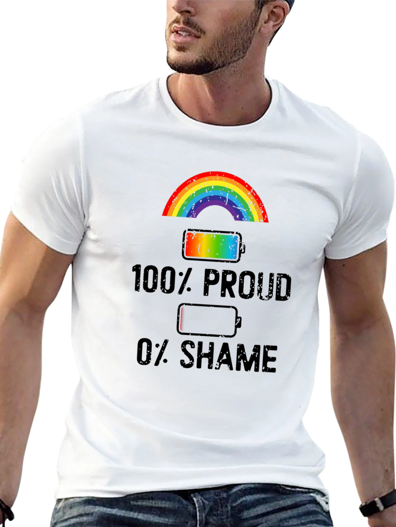 100% Proud 0% Shame Graphic Tee