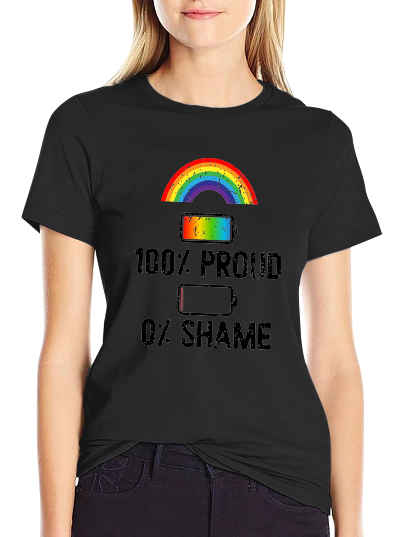 100% Proud 0% Shame Graphic Tee