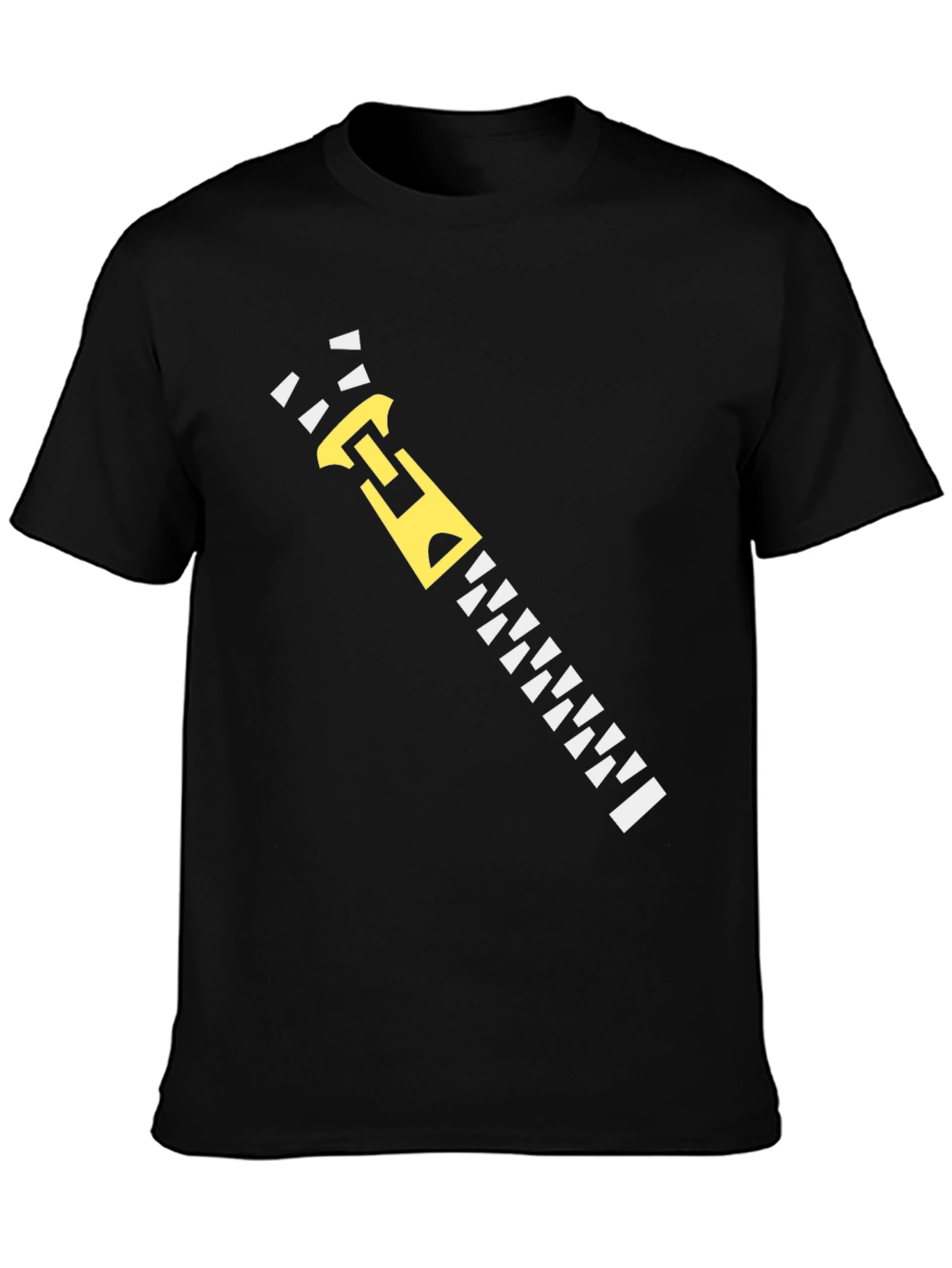 Zipper Graphic Tee - Funny Novelty T-Shirt