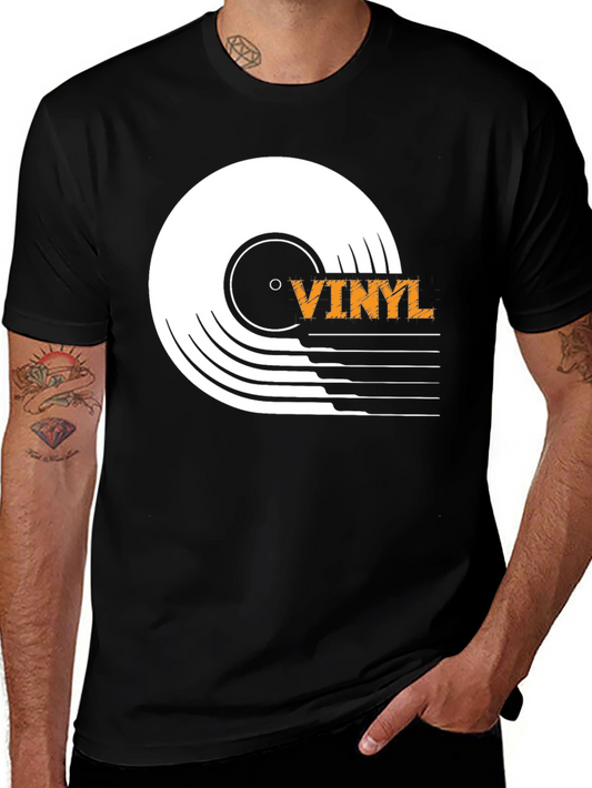 Vinyl Record Graphic T-Shirt - Music Lover Tee