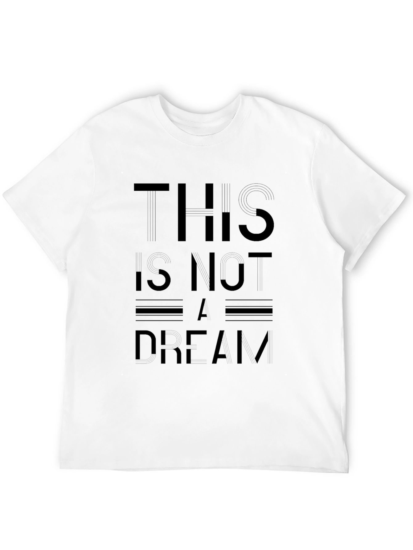 This Is Not A Dream Black Graphic Tee