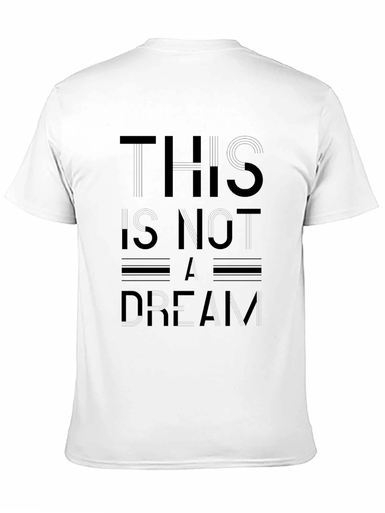 This Is Not A Dream Black Graphic Tee