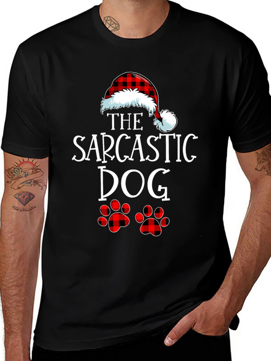 Sarcastic Dog Christmas Graphic Tee