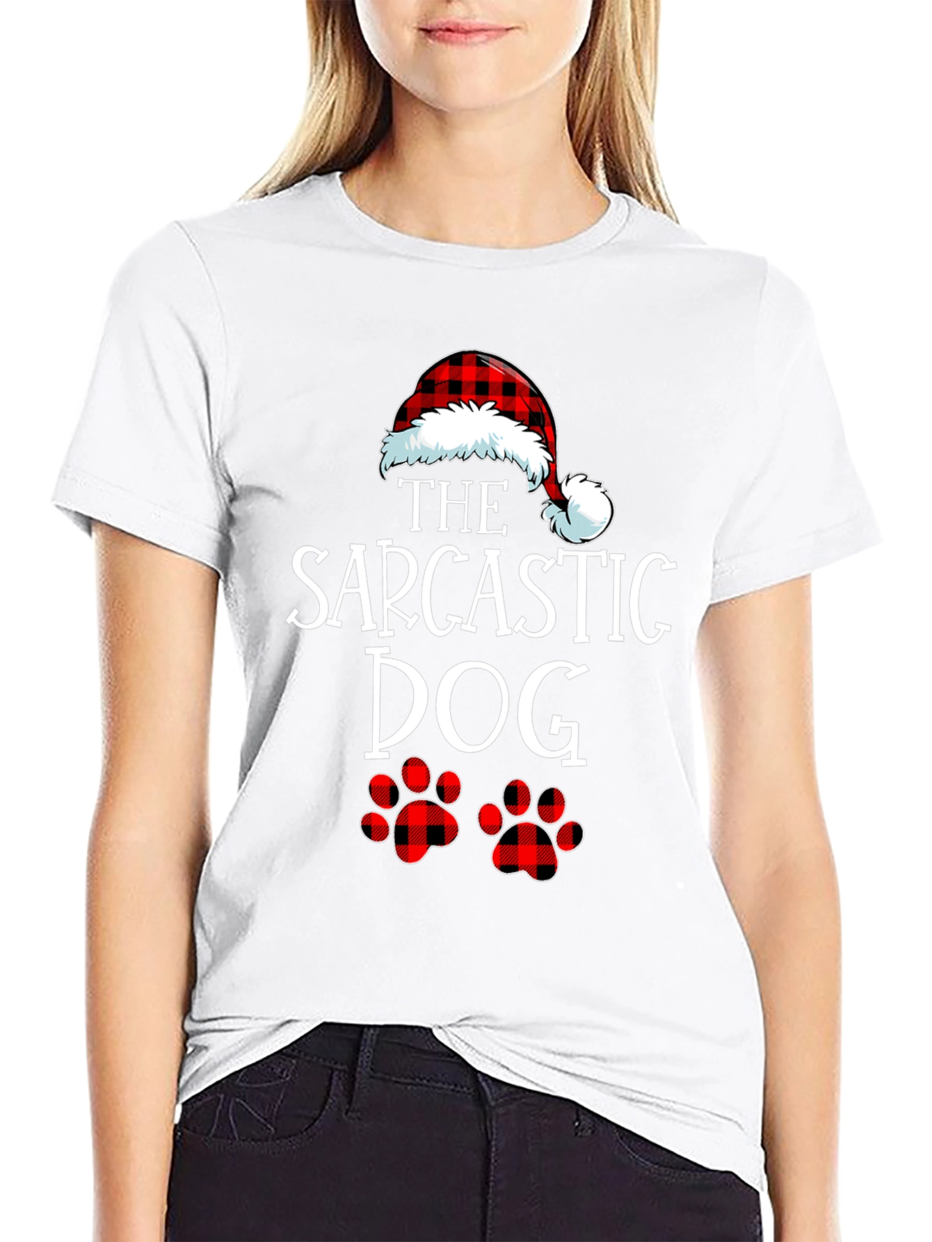 Sarcastic Dog Christmas Graphic Tee