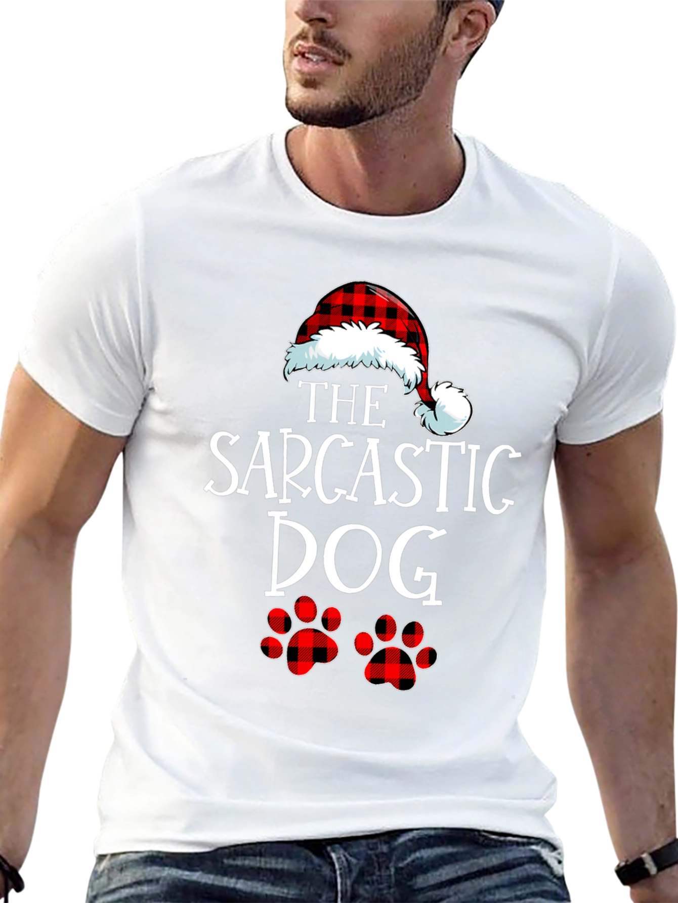 Sarcastic Dog Christmas Graphic Tee