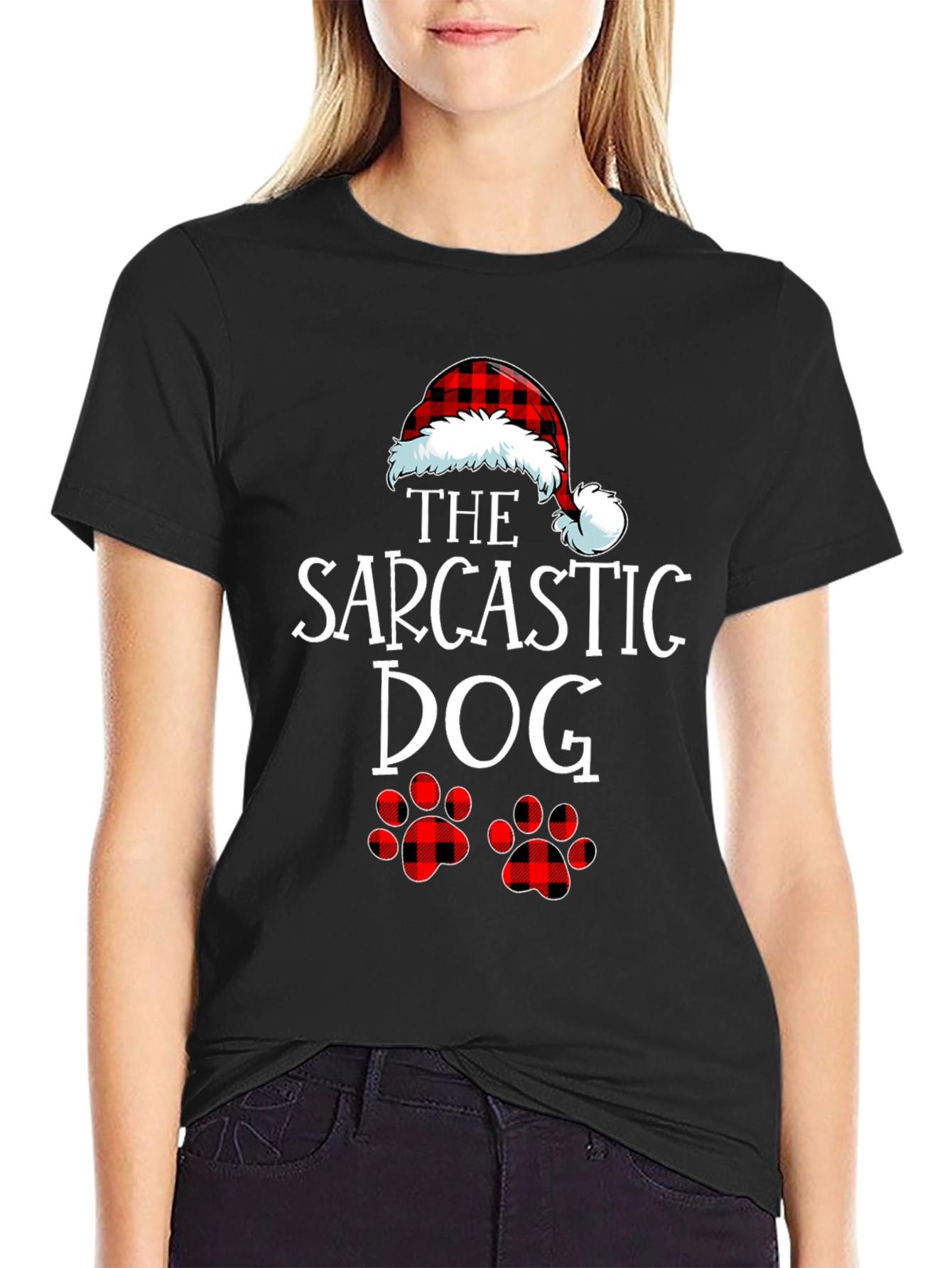 Sarcastic Dog Christmas Graphic Tee