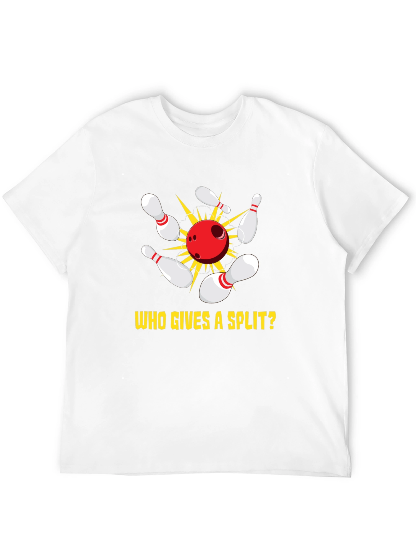 Bowling Split Graphic Tee - Strike Style!