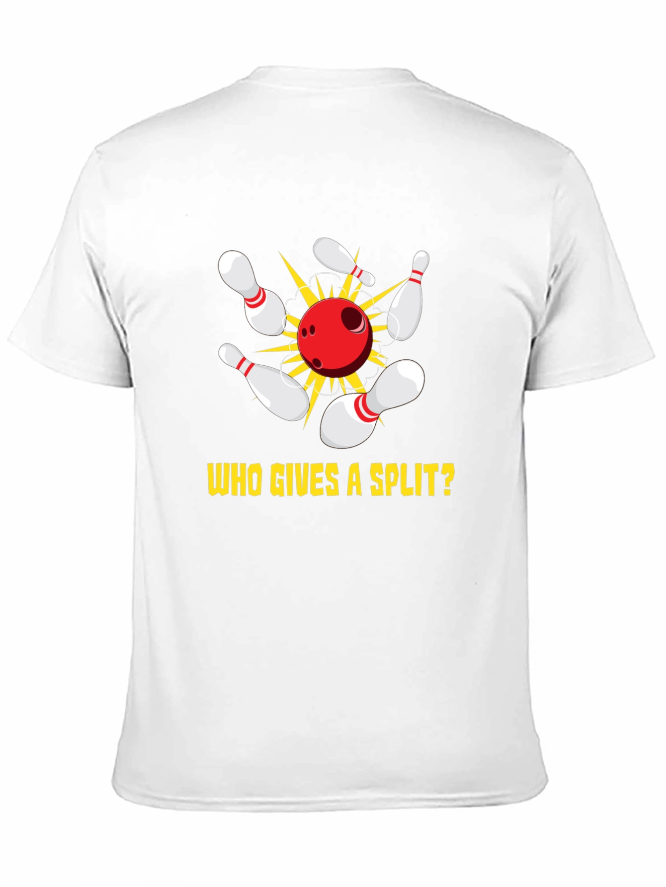 Bowling Split Graphic Tee - Strike Style!