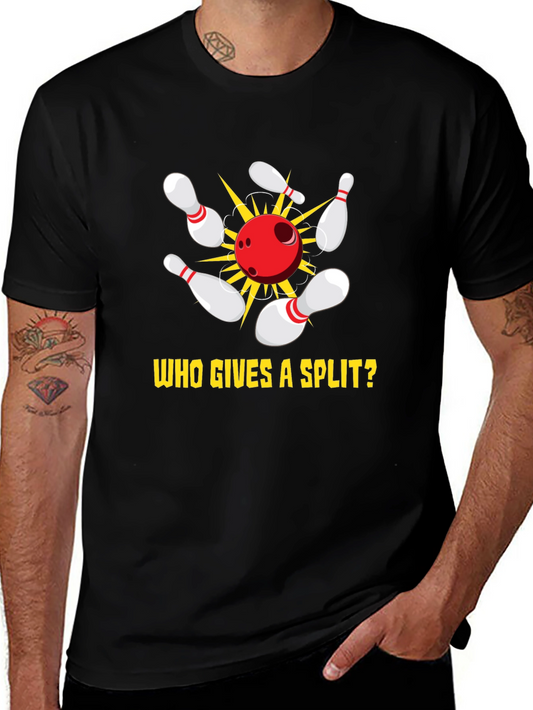 Bowling Split Graphic Tee - Strike Style!
