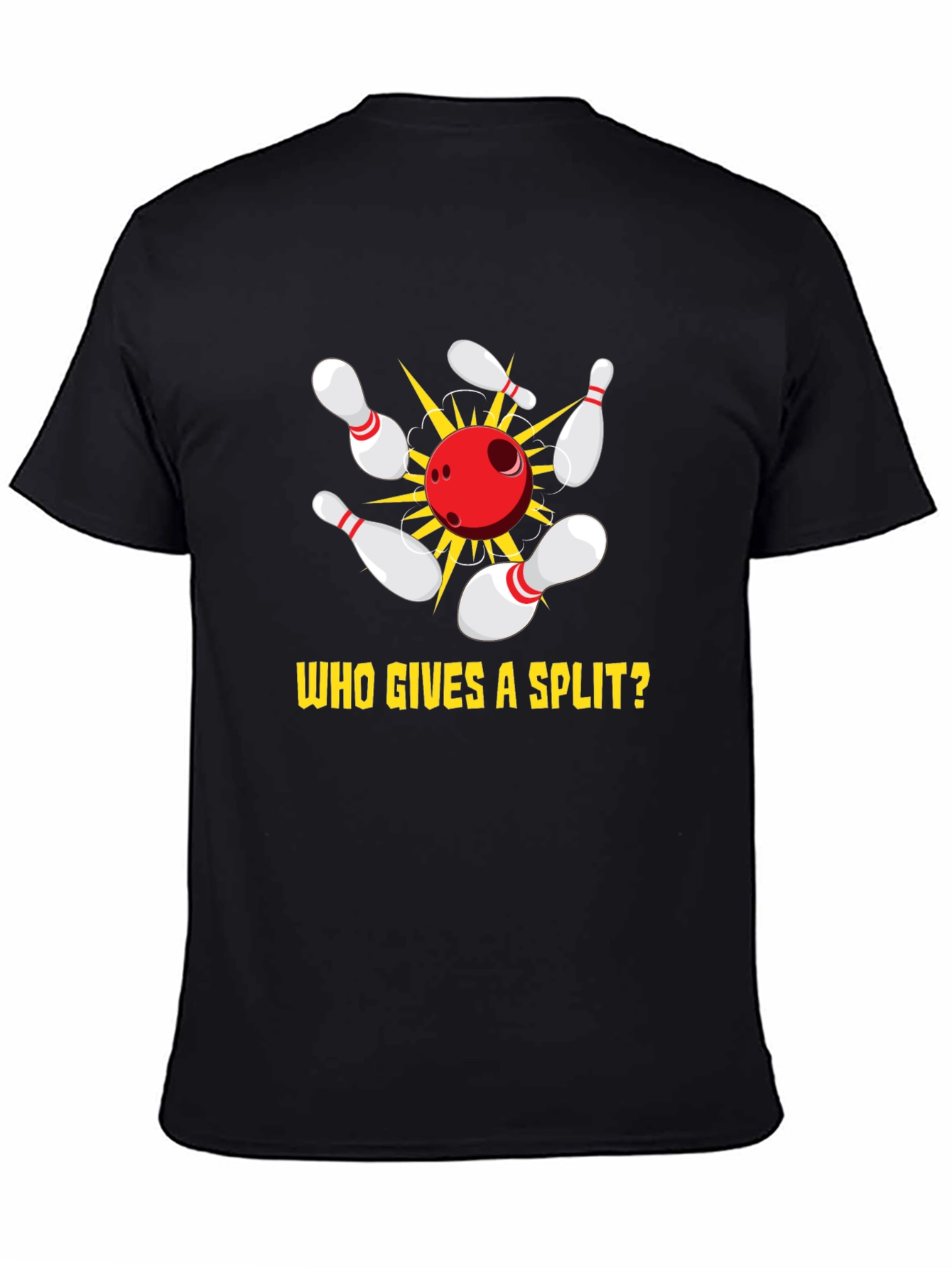 Bowling Split Graphic Tee - Strike Style!