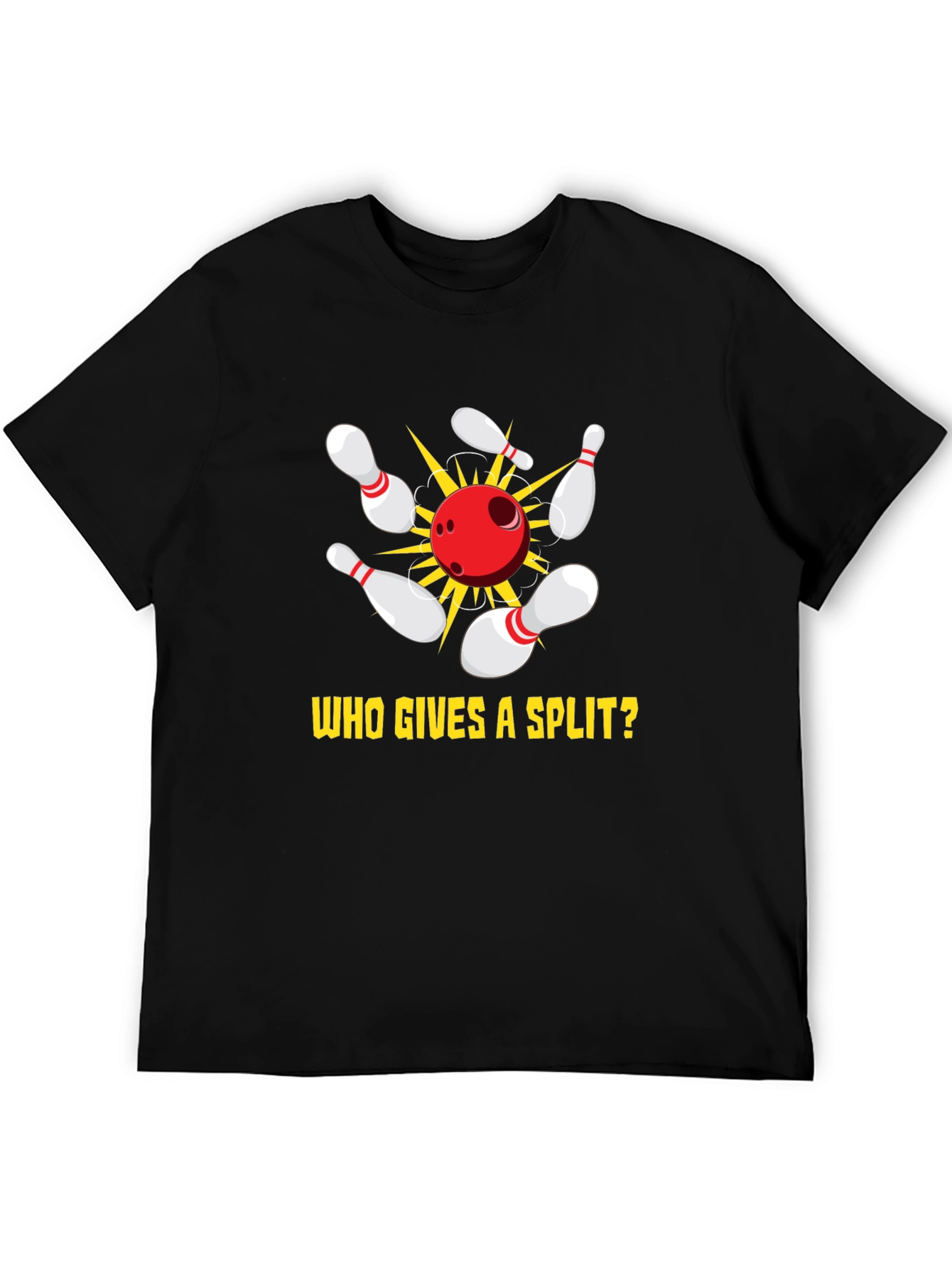 Bowling Split Graphic Tee - Strike Style!
