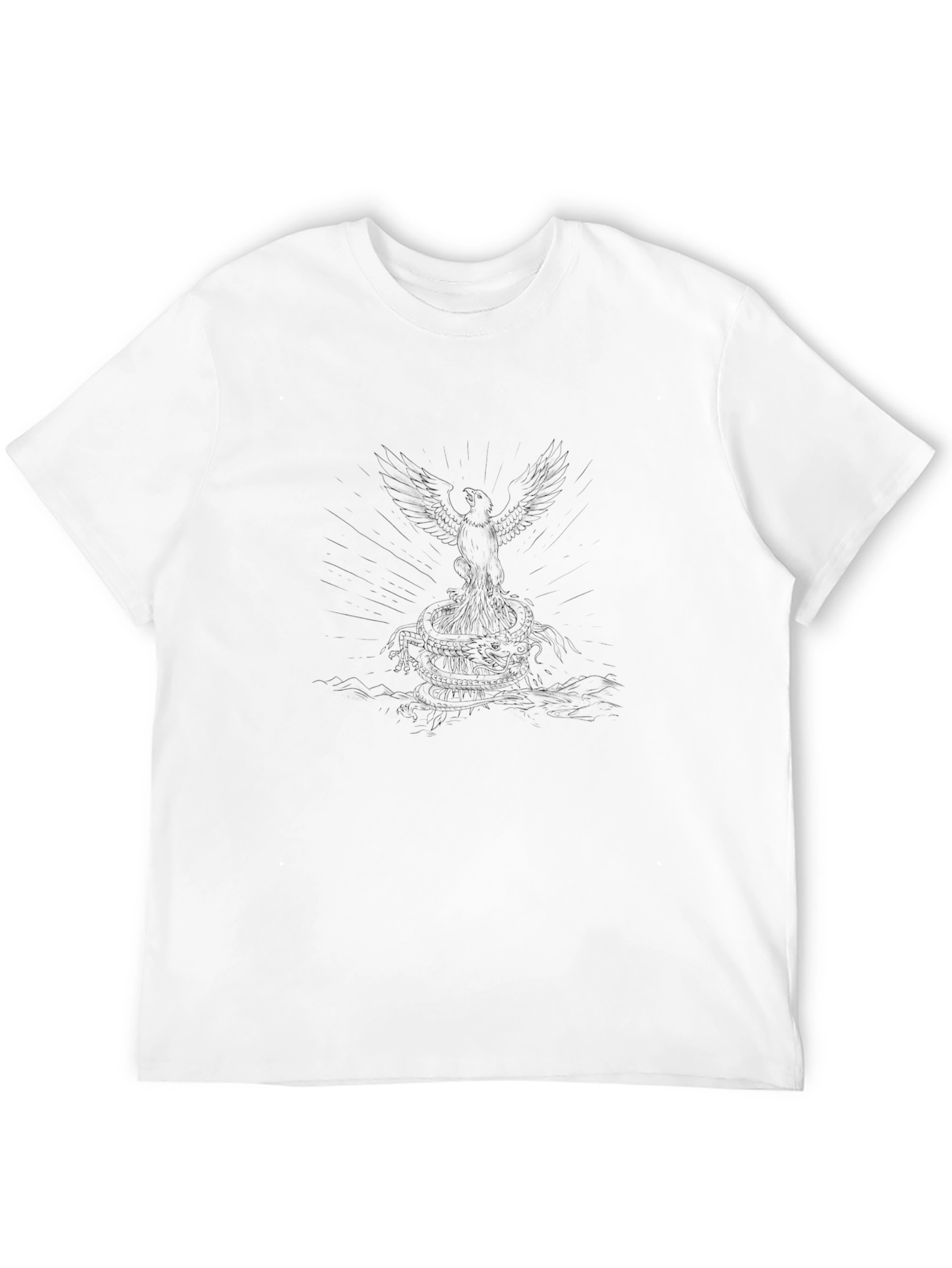 Phoenix Graphic Tee - Mens Black T-Shirt