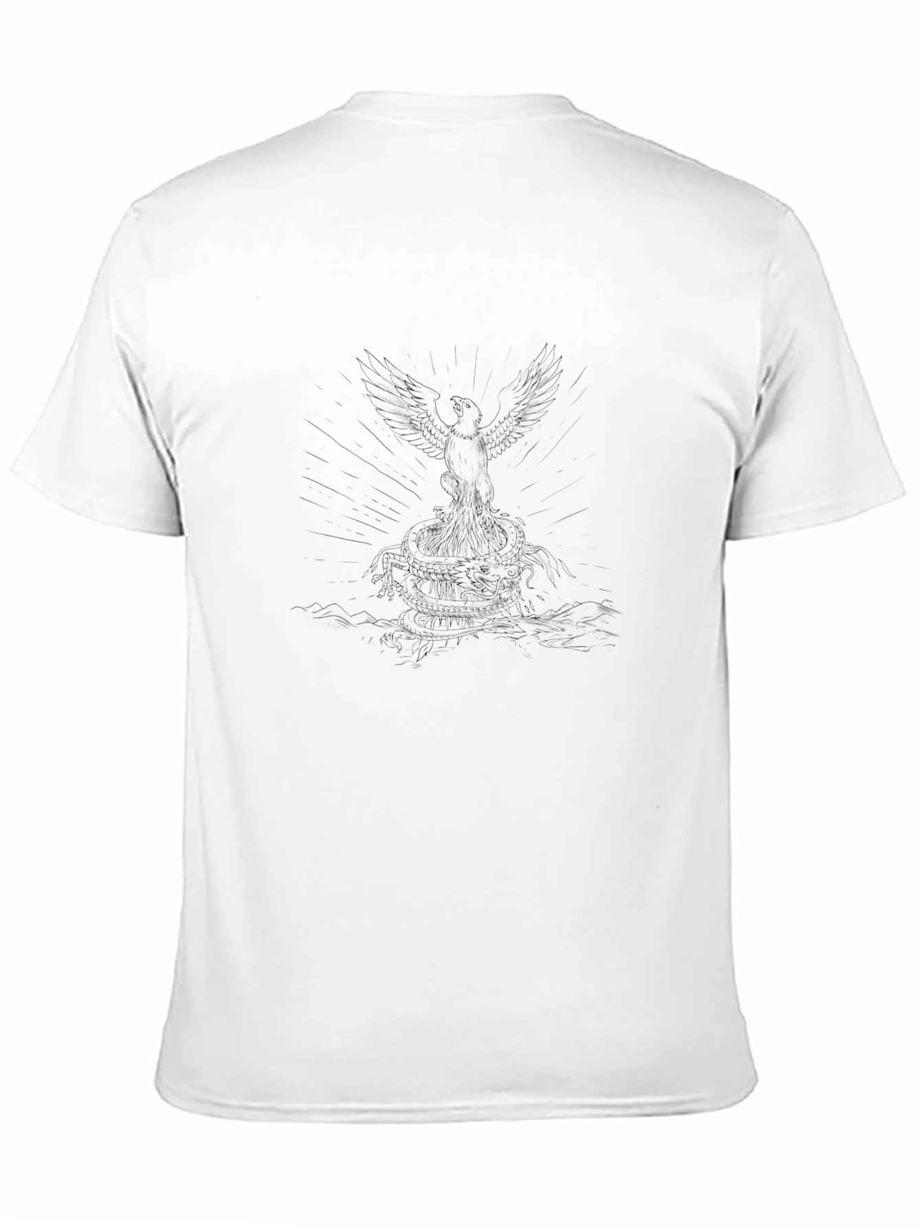 Phoenix Graphic Tee - Mens Black T-Shirt