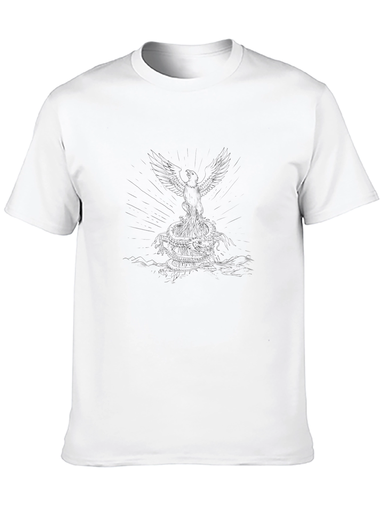 Phoenix Graphic Tee - Mens Black T-Shirt