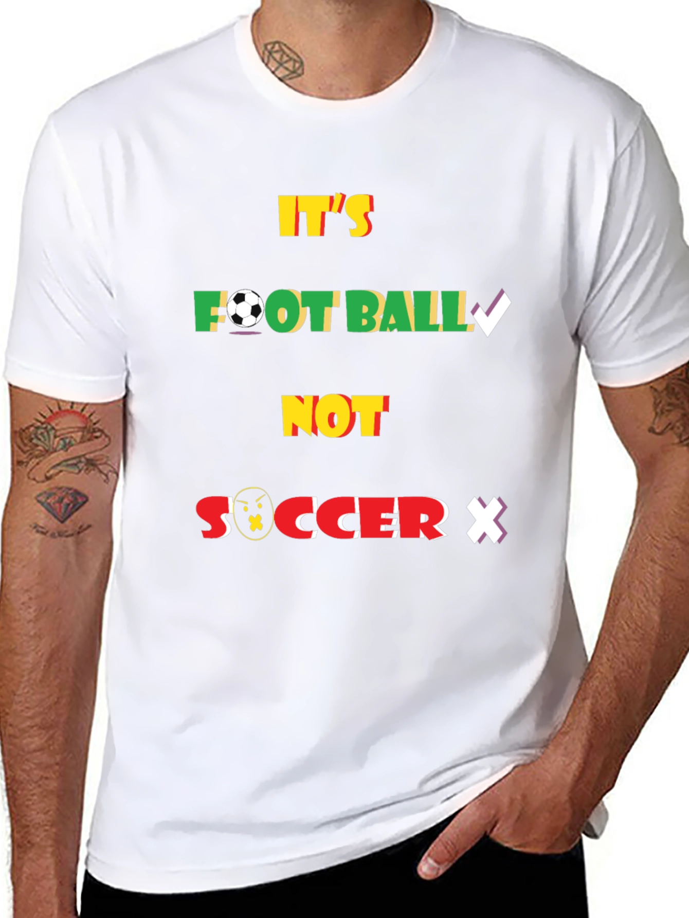 Its Football Not Soccer Graphic T-Shirt