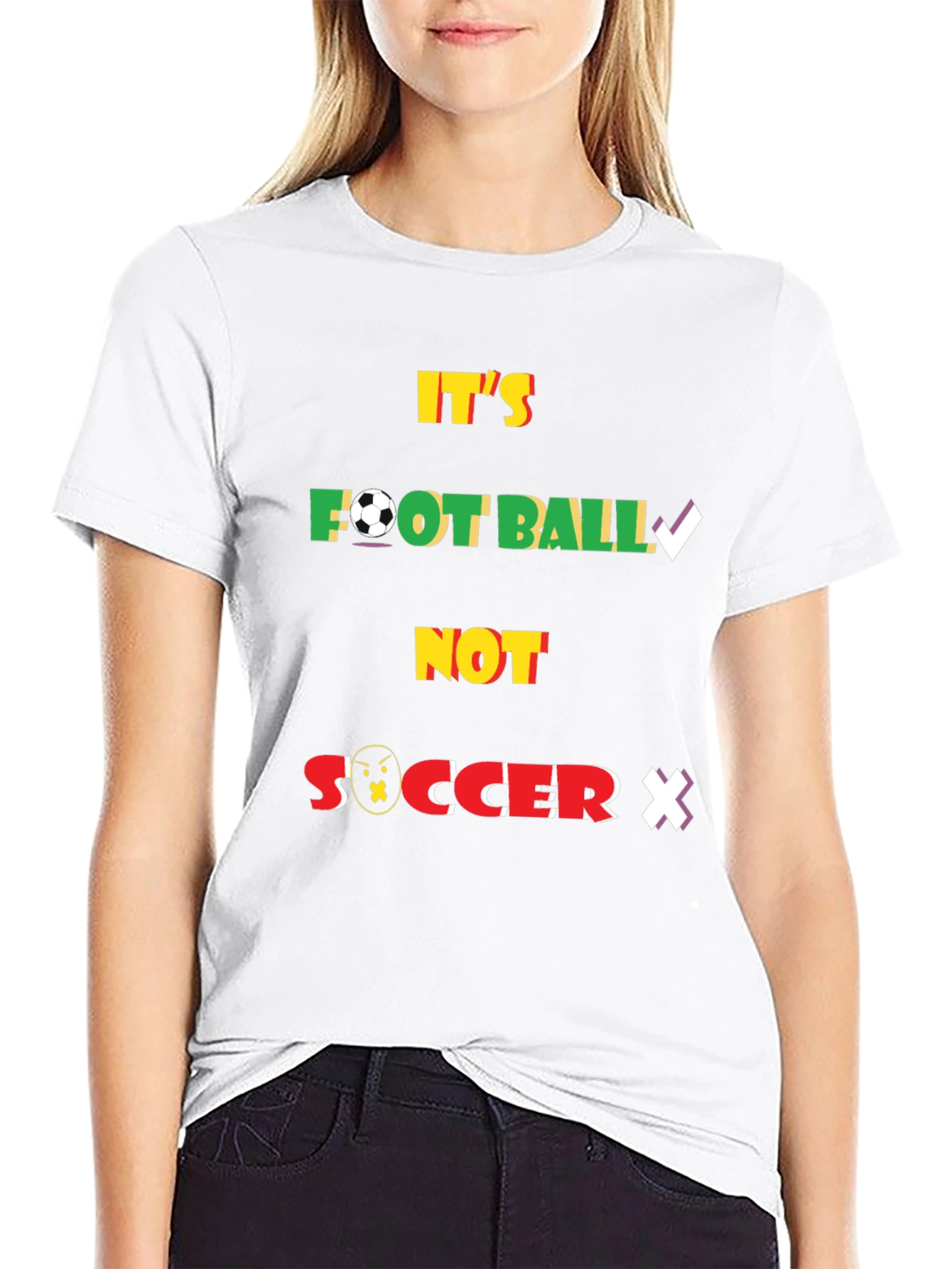 Its Football Not Soccer Graphic T-Shirt