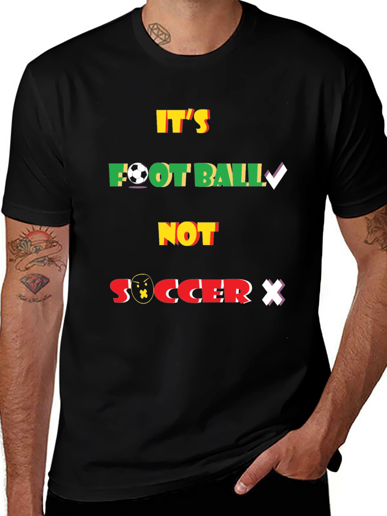 Its Football Not Soccer Graphic T-Shirt