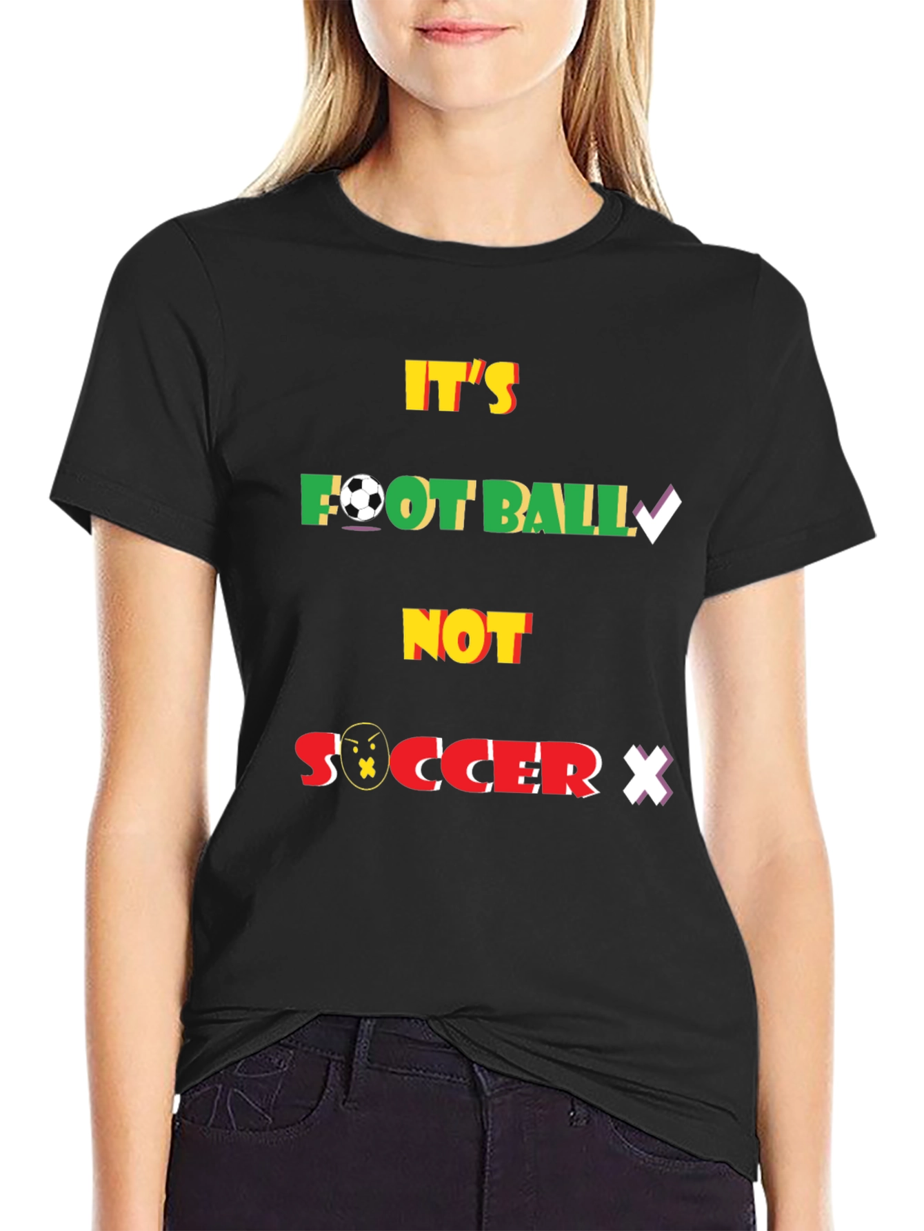 Its Football Not Soccer Graphic T-Shirt