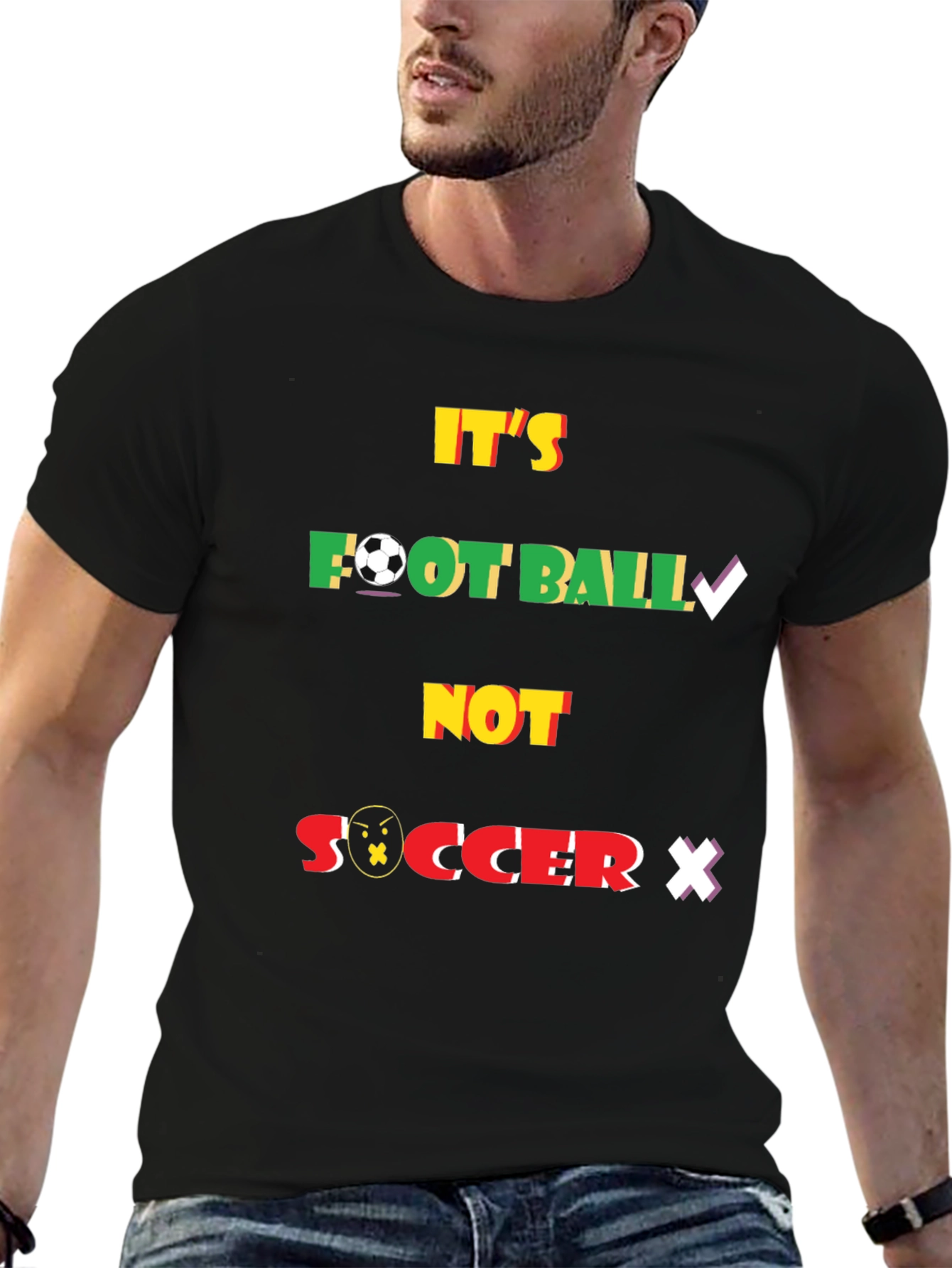 Its Football Not Soccer Graphic T-Shirt