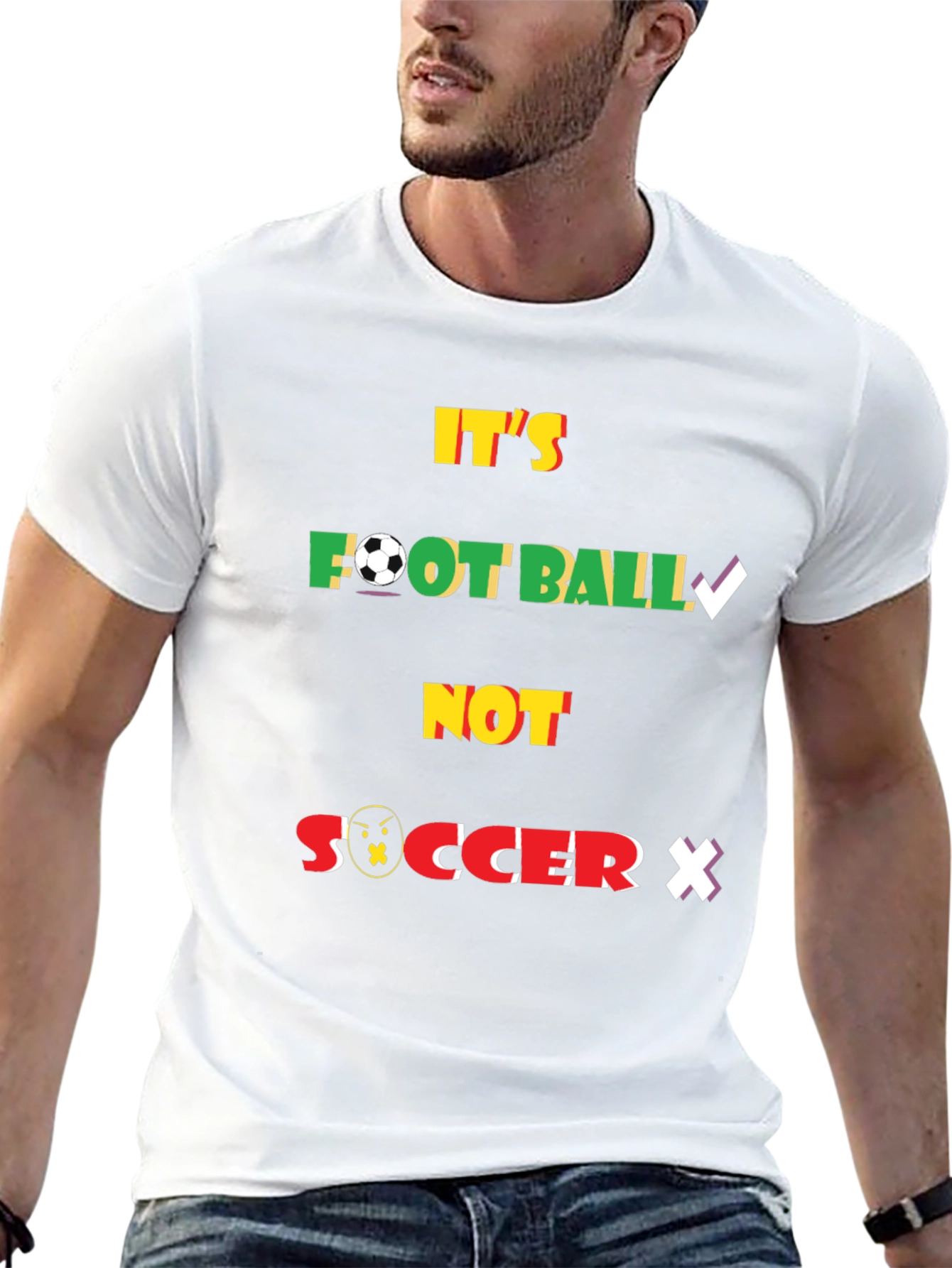 Its Football Not Soccer Graphic T-Shirt