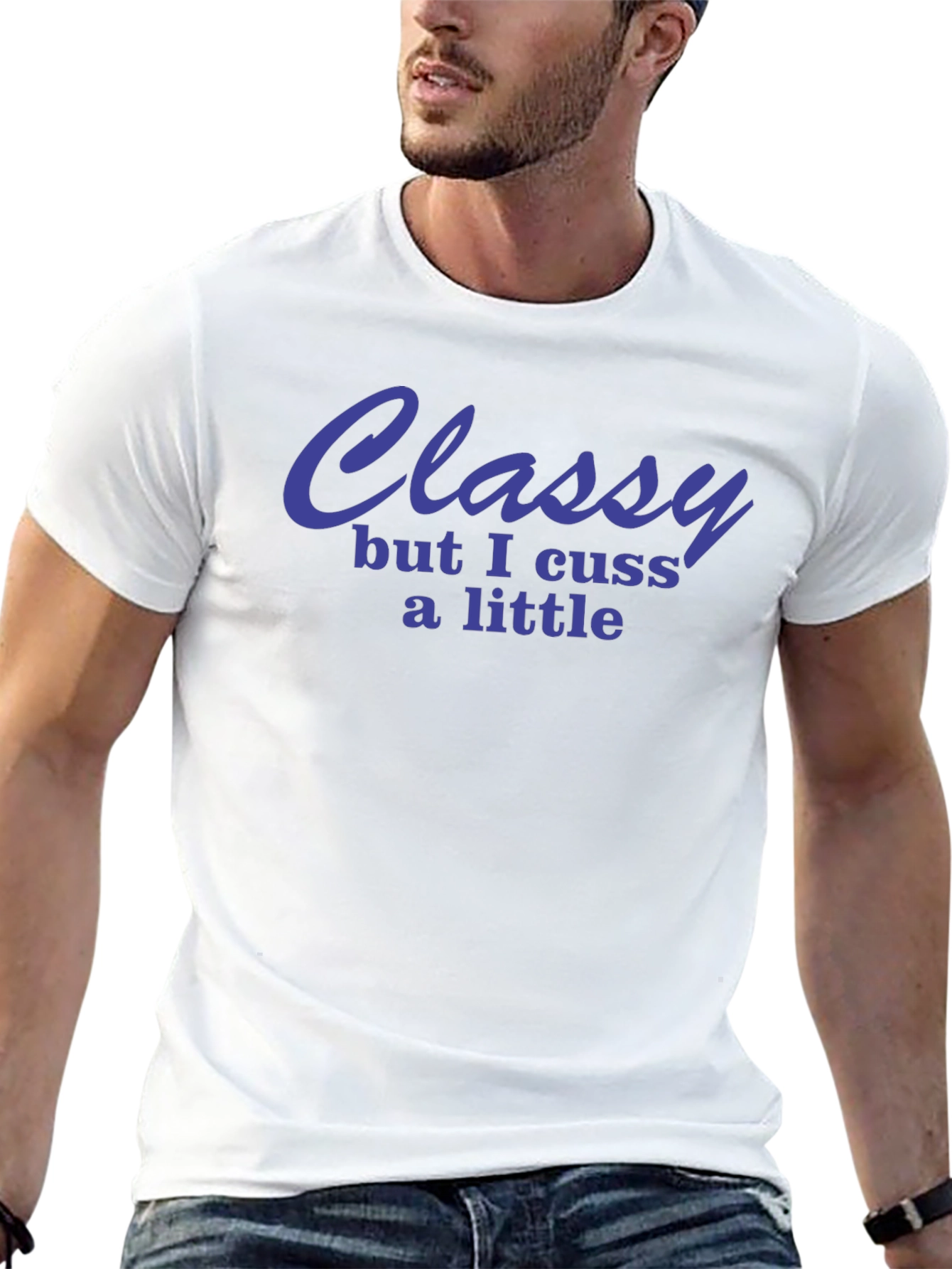 Classy But I Cuss a Little Graphic Tee