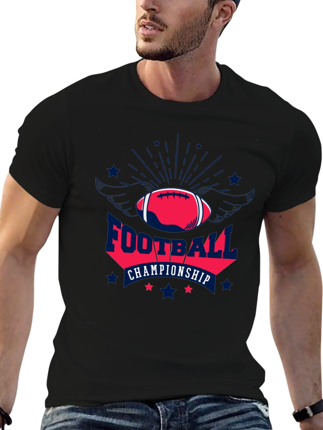 Football Championship Graphic T-Shirt