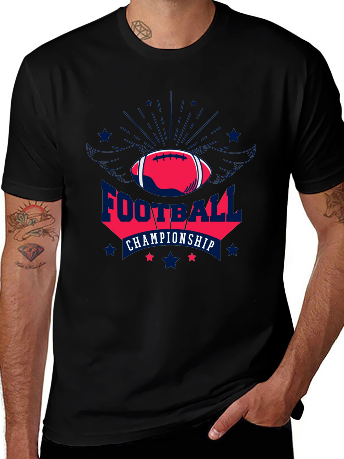 Football Championship Graphic T-Shirt
