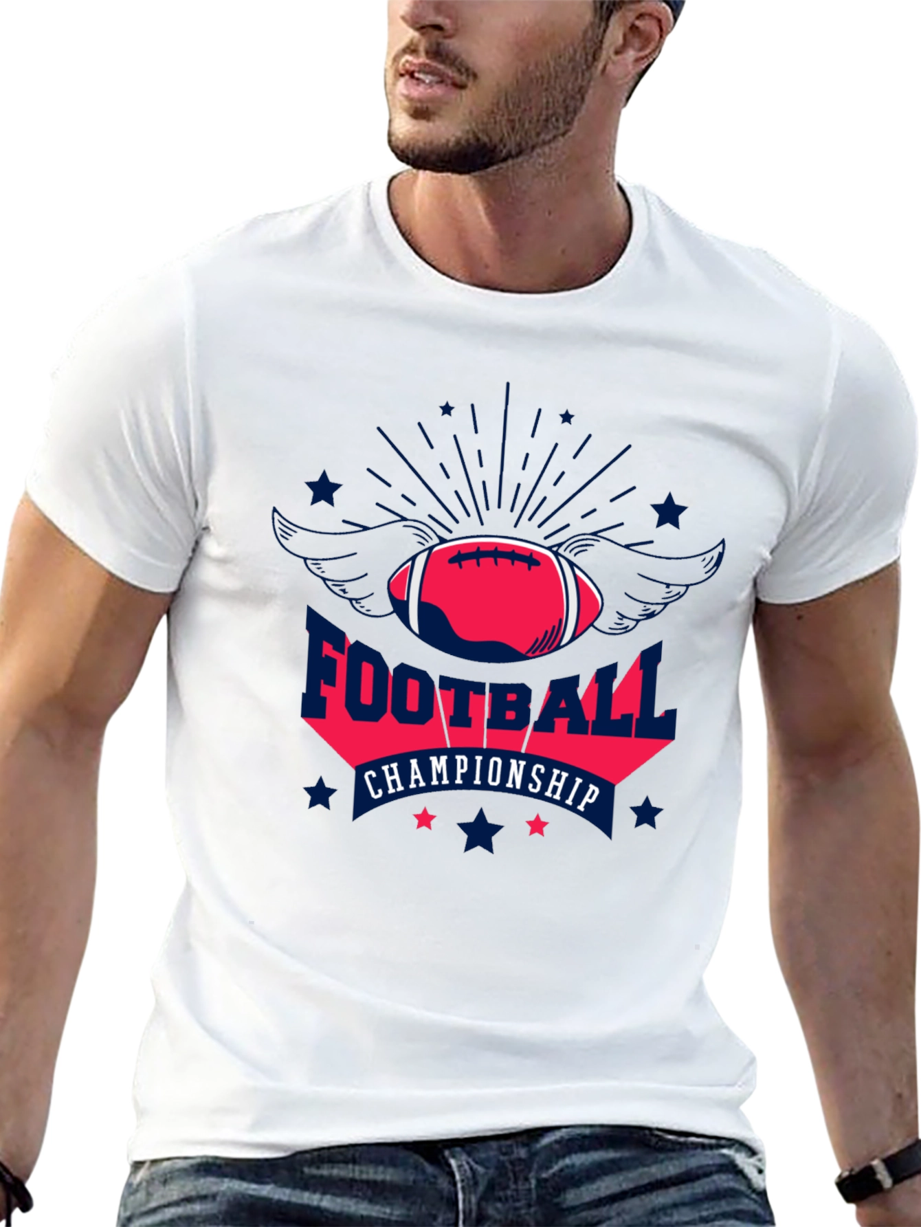 Football Championship Graphic T-Shirt