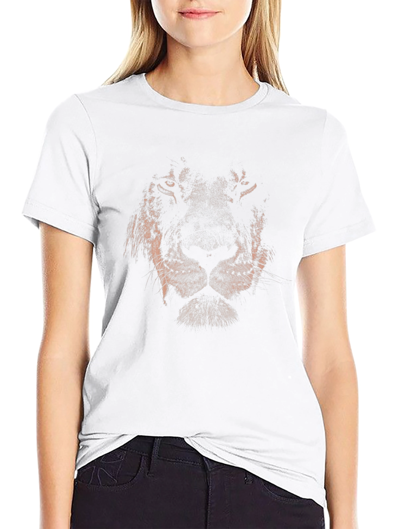 Lion Graphic Black T-Shirt - Mens Fashion Tee