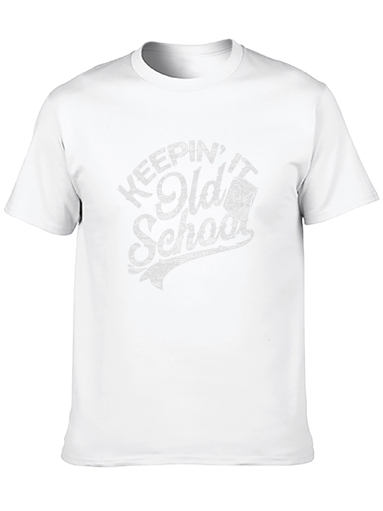 Keepin It Old School Graphic Tee - Black