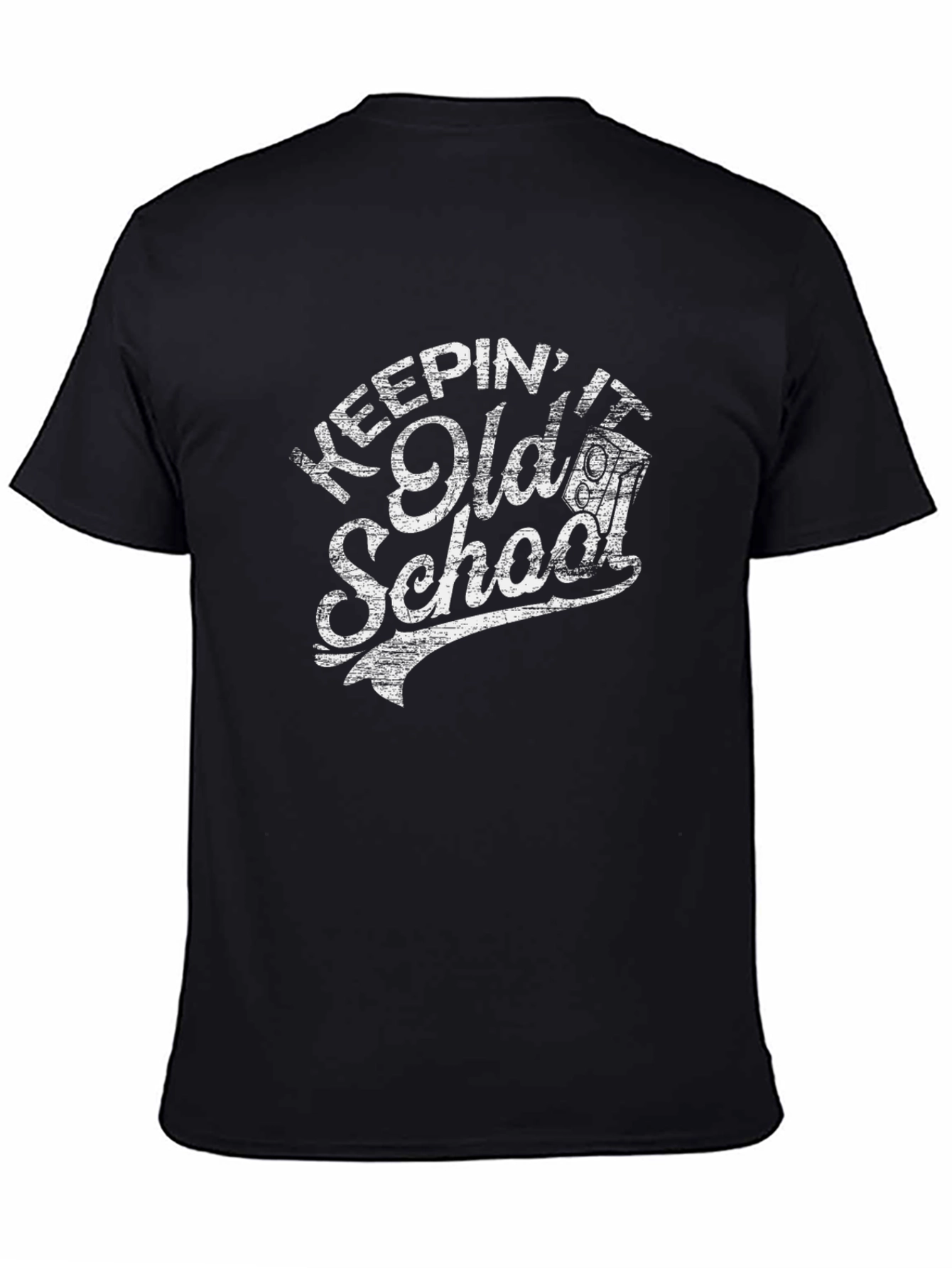 Keepin It Old School Graphic Tee - Black