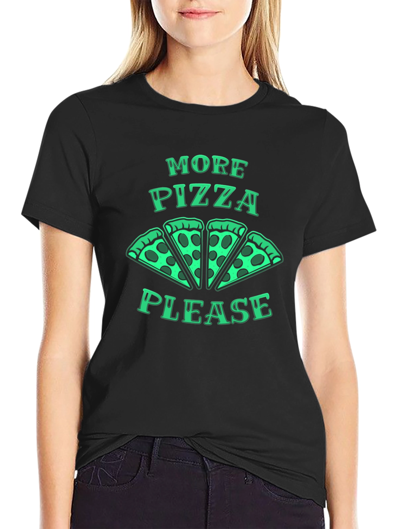 More Pizza Please Graphic Tee