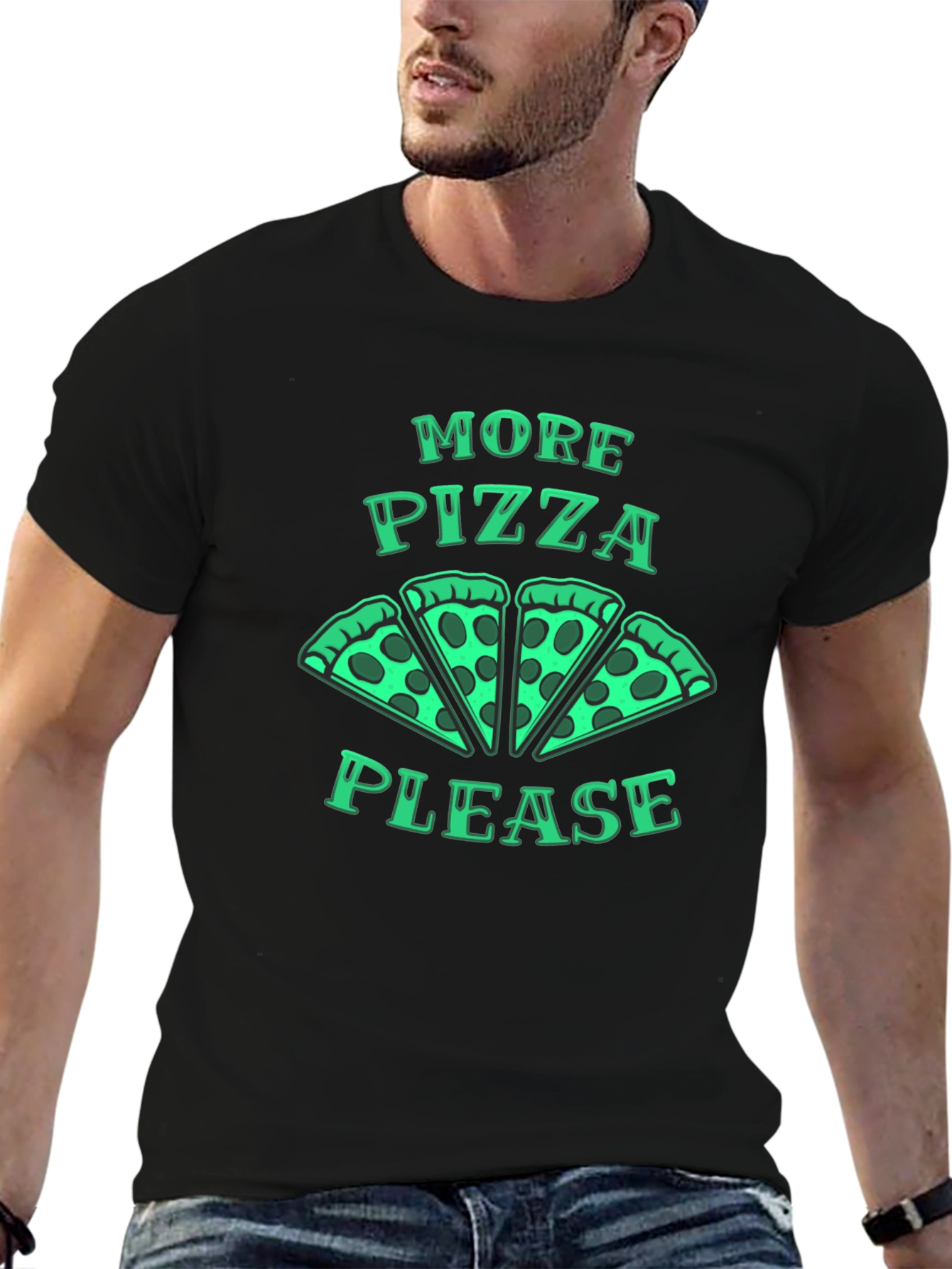 More Pizza Please Graphic Tee