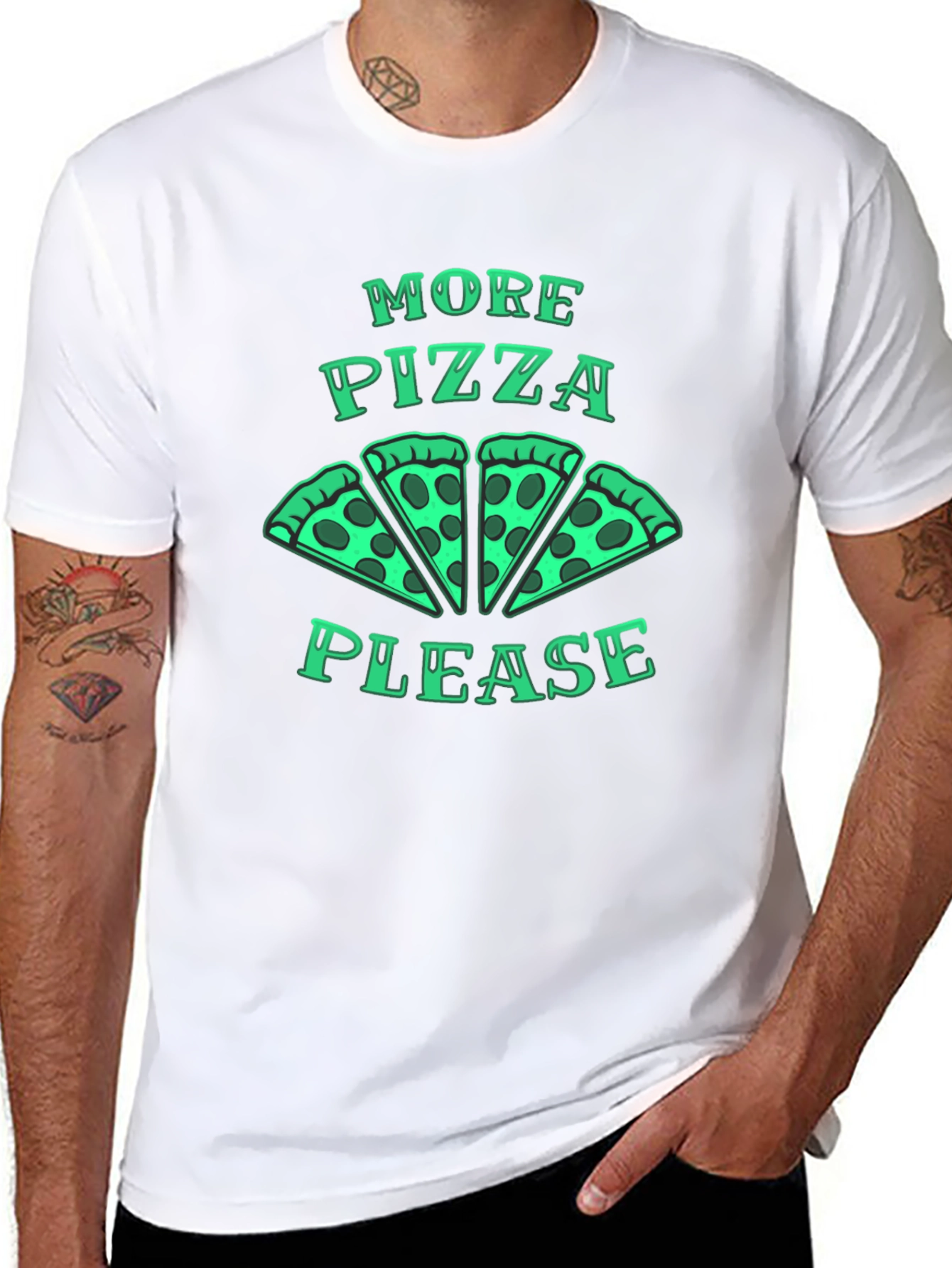 More Pizza Please Graphic Tee