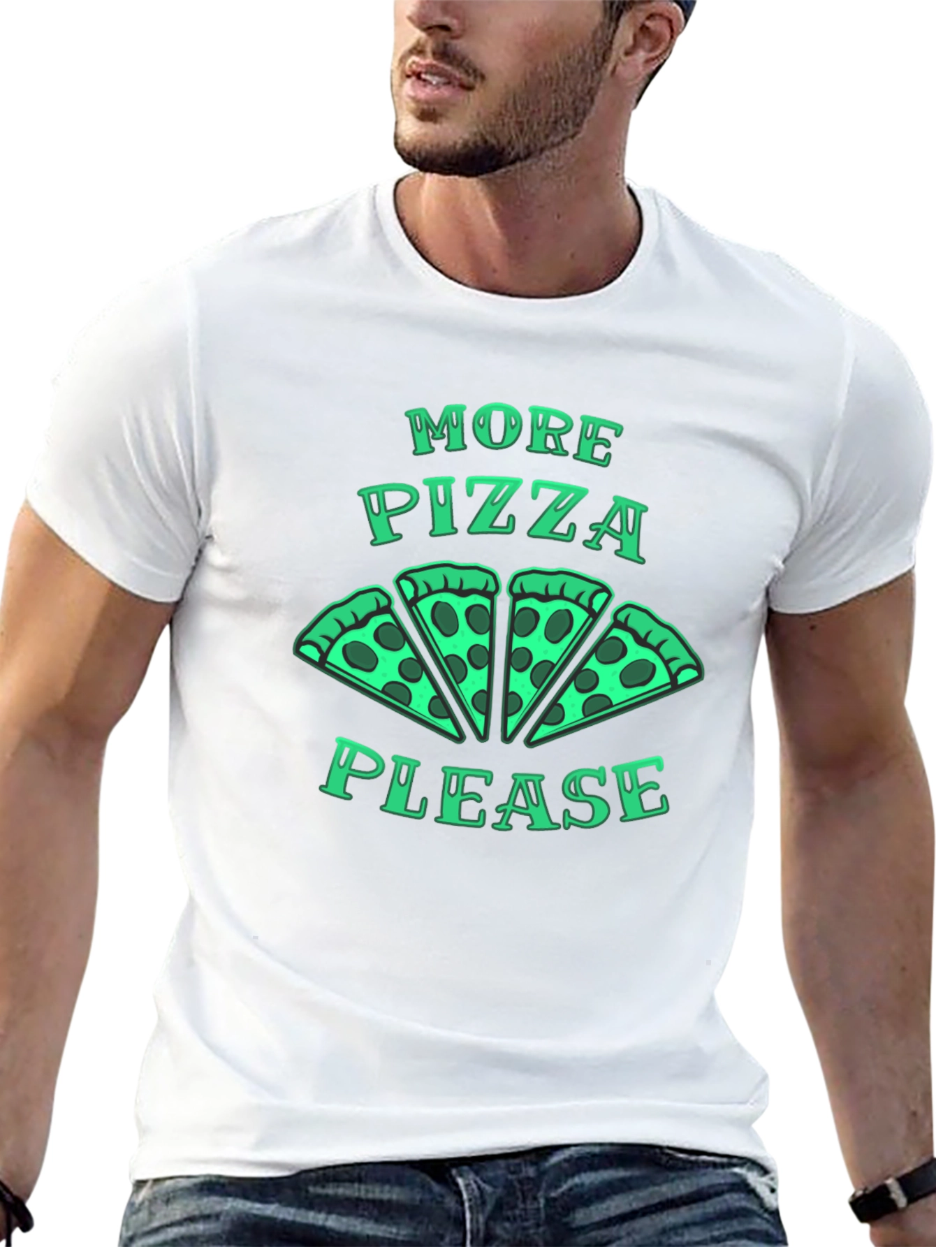 More Pizza Please Graphic Tee