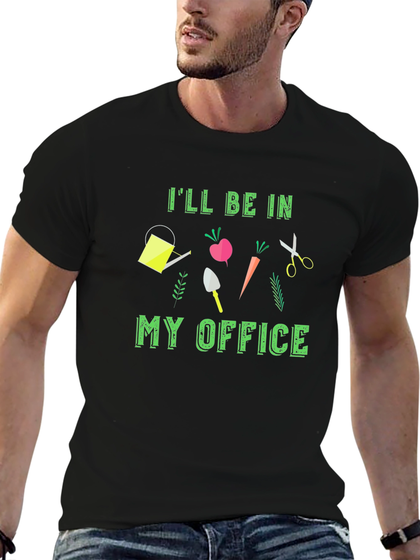 Gardeners Office T-Shirt - Black