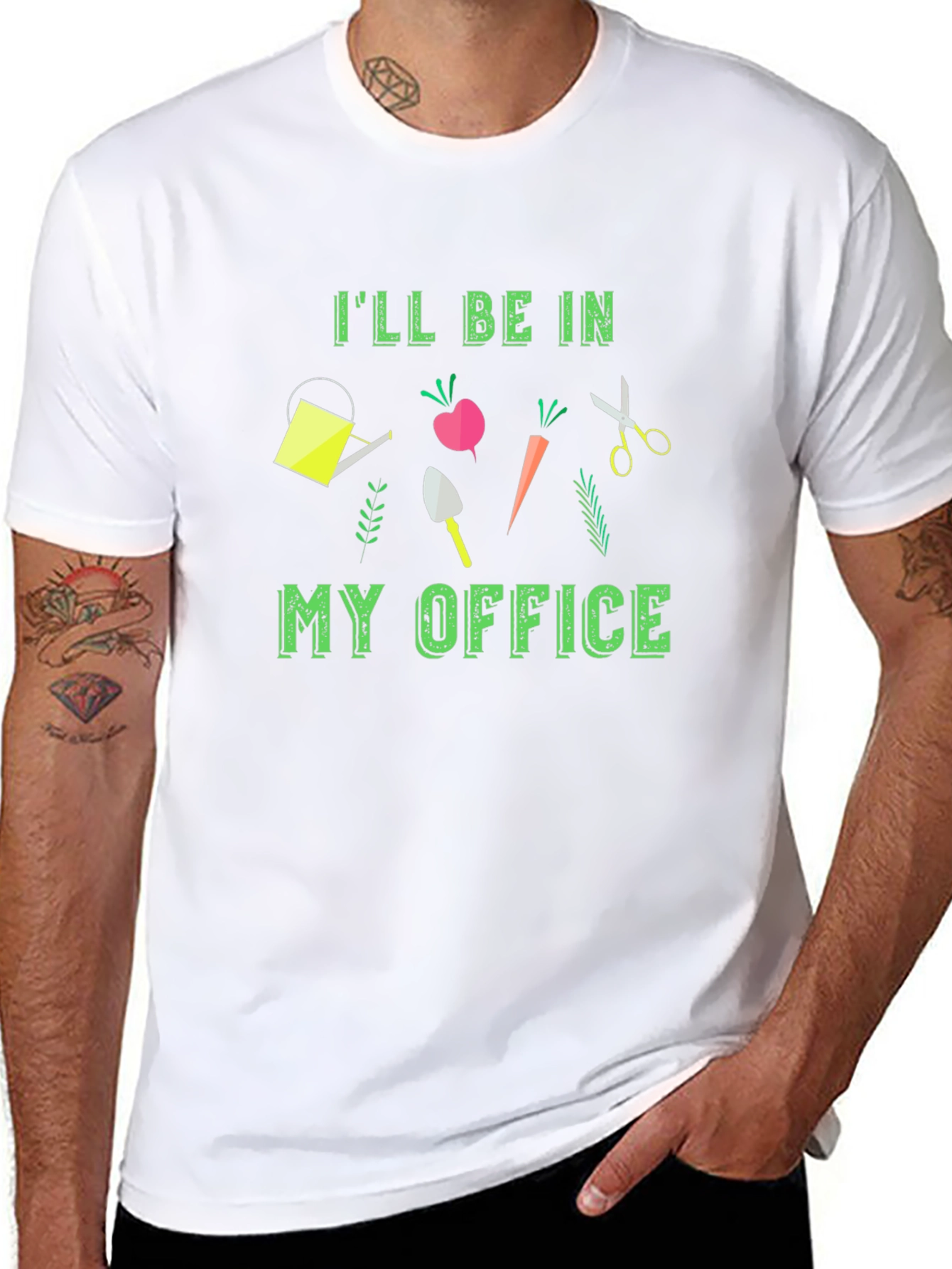 Gardeners Office T-Shirt - Black