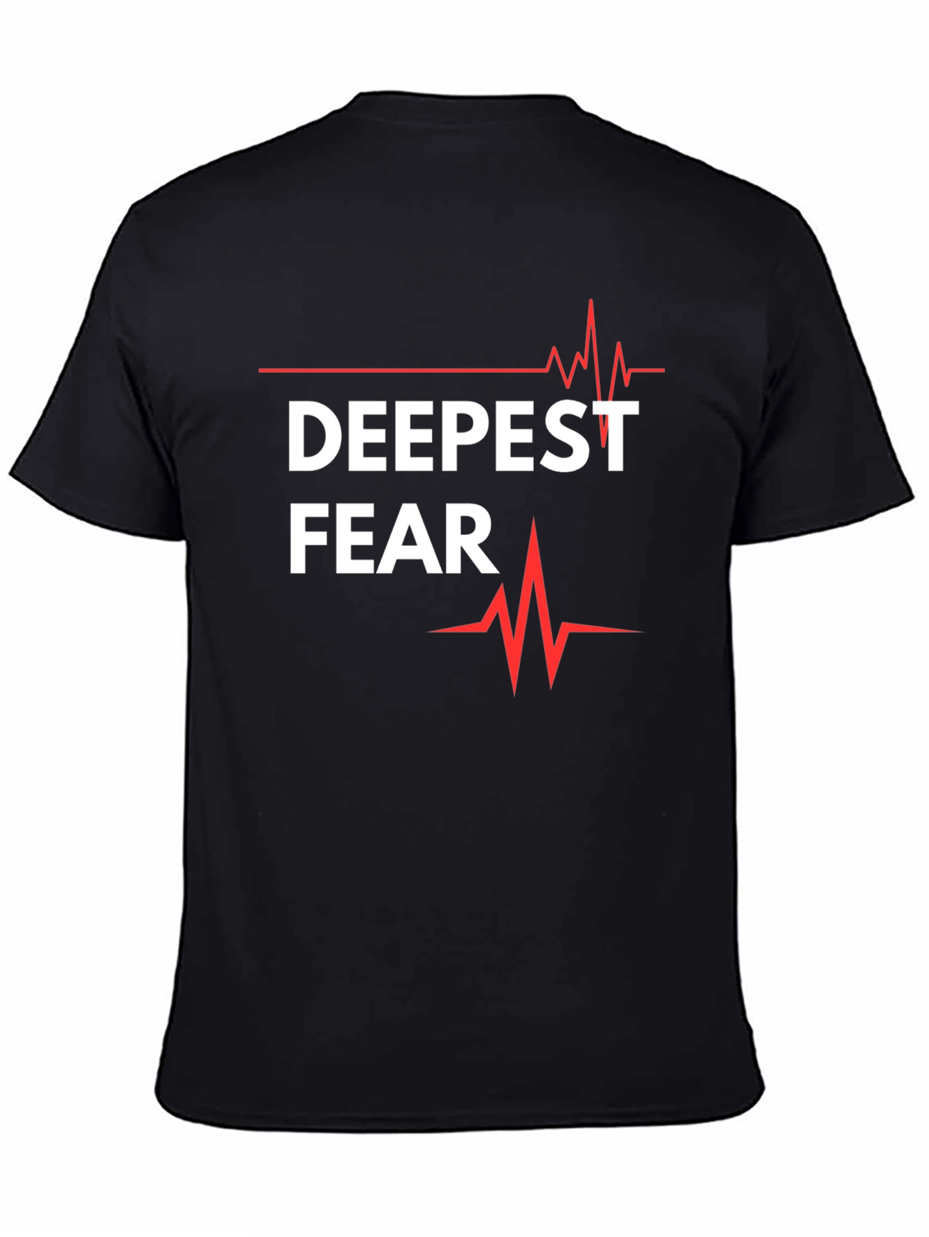 Deepest Fear T-Shirt - Graphic Tee with Heartbeat Design