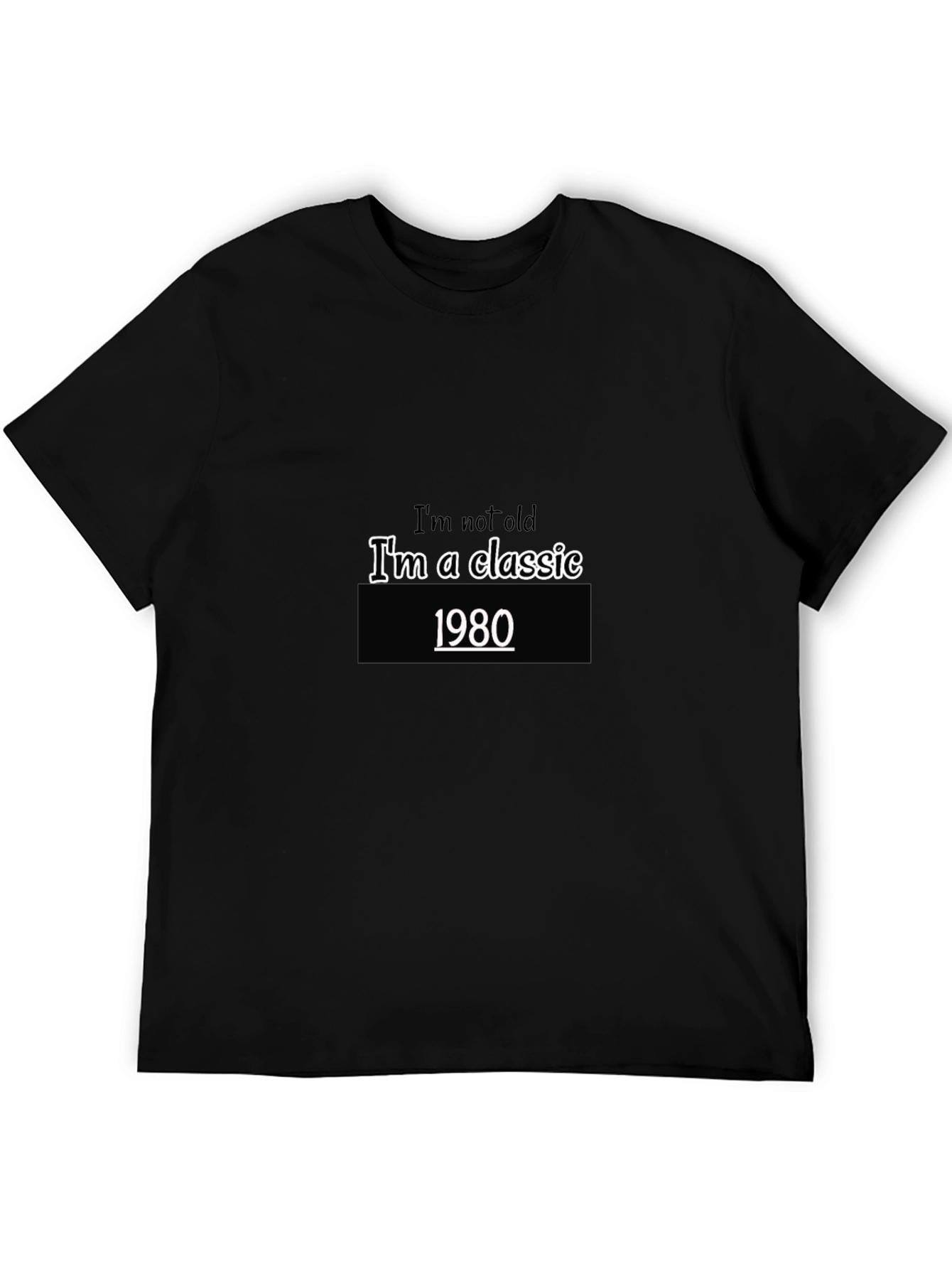 Classic 1980 Graphic Tee -  Retro Style