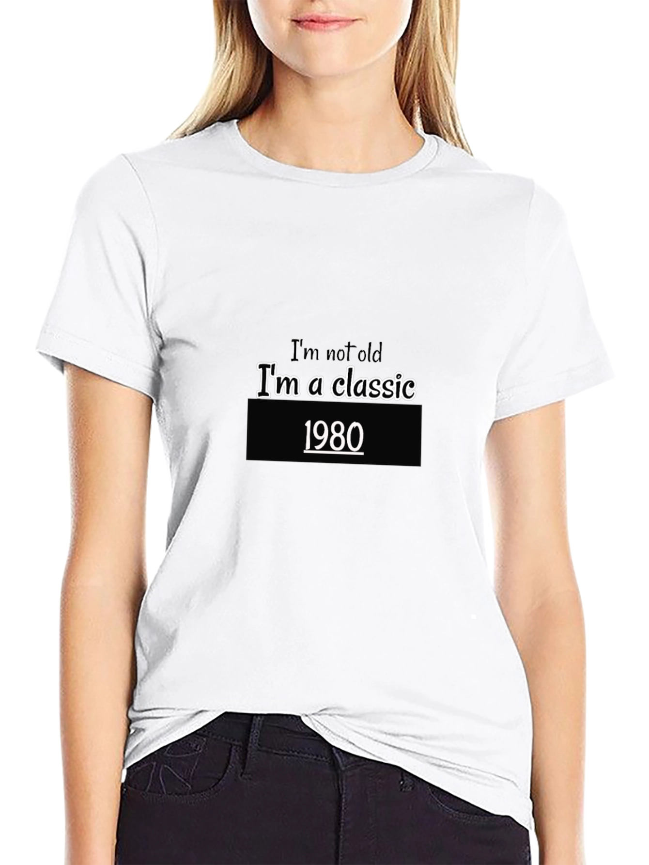 Classic 1980 Graphic Tee -  Retro Style