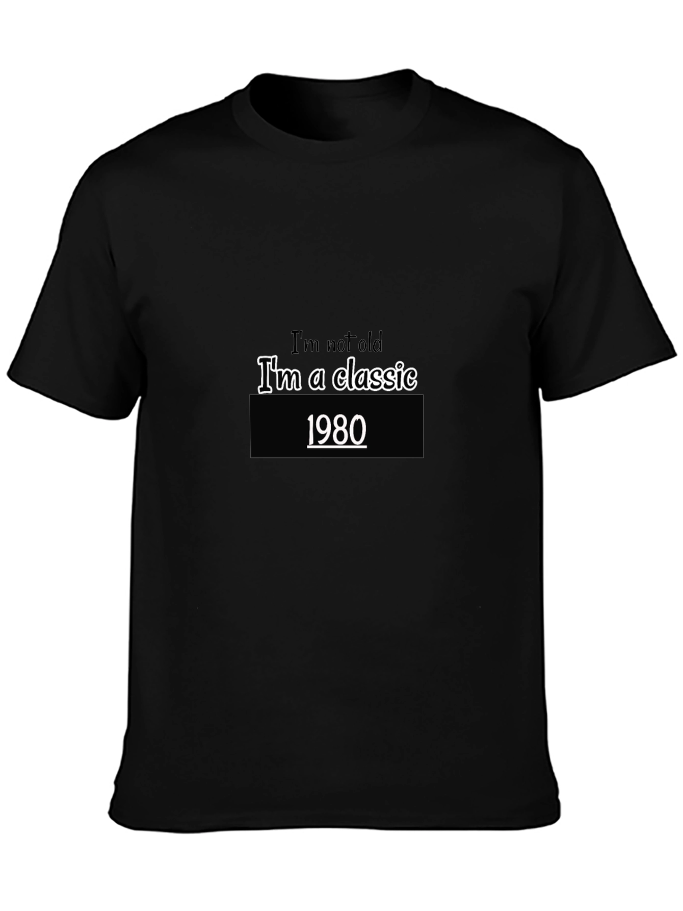 Classic 1980 Graphic Tee -  Retro Style