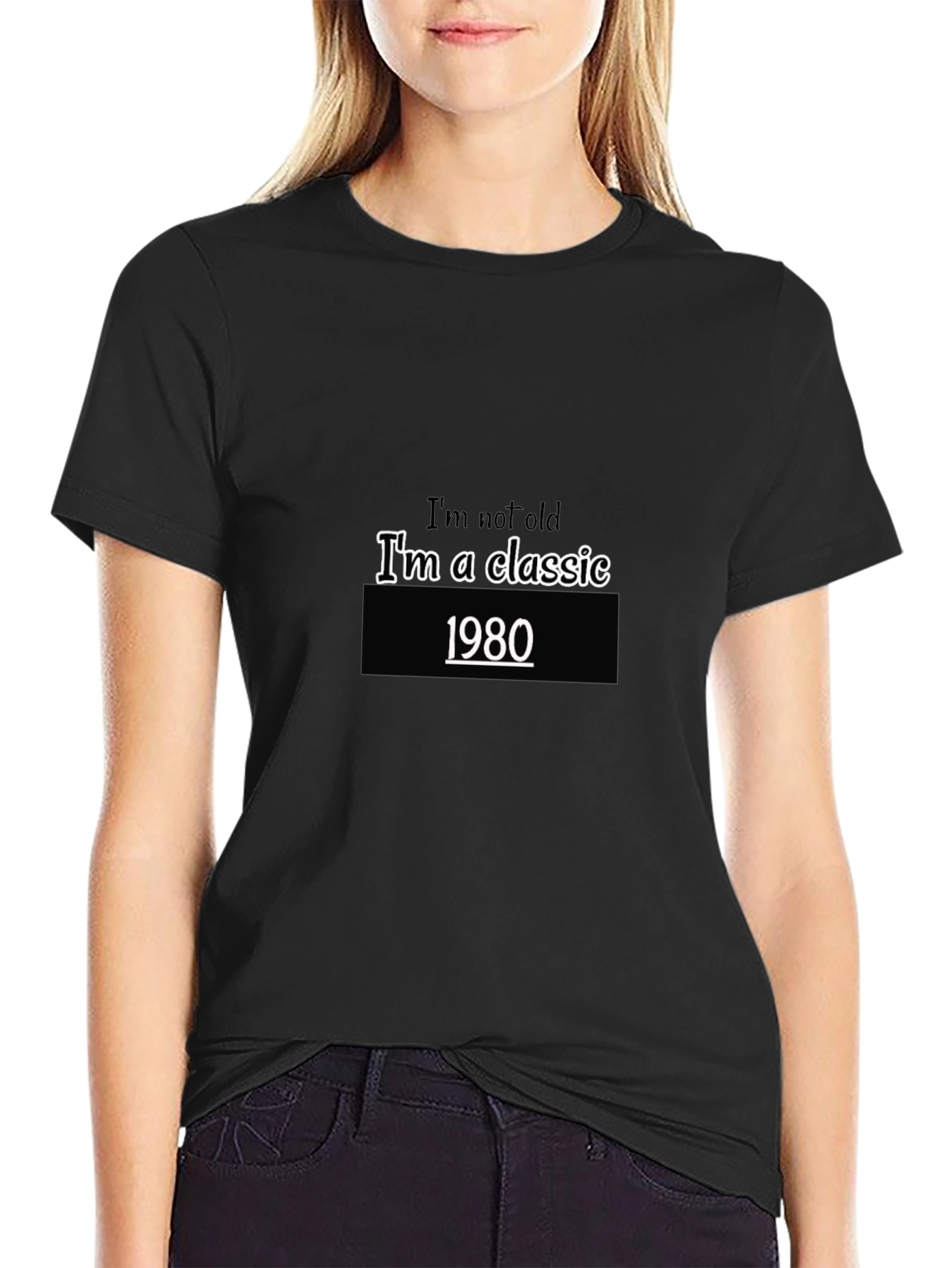 Classic 1980 Graphic Tee -  Retro Style