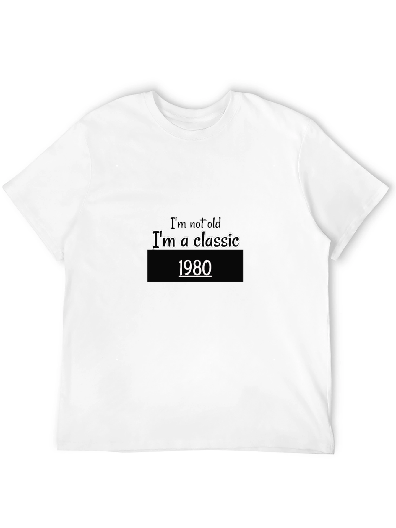 Classic 1980 Graphic Tee -  Retro Style