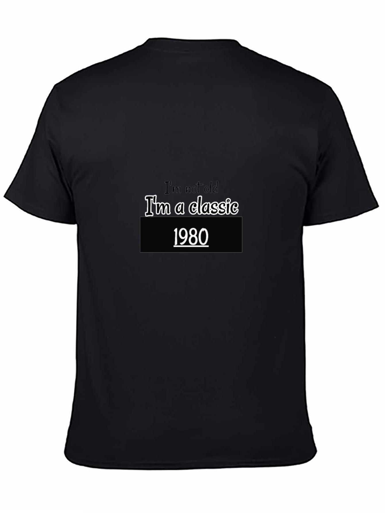 Classic 1980 Graphic Tee -  Retro Style