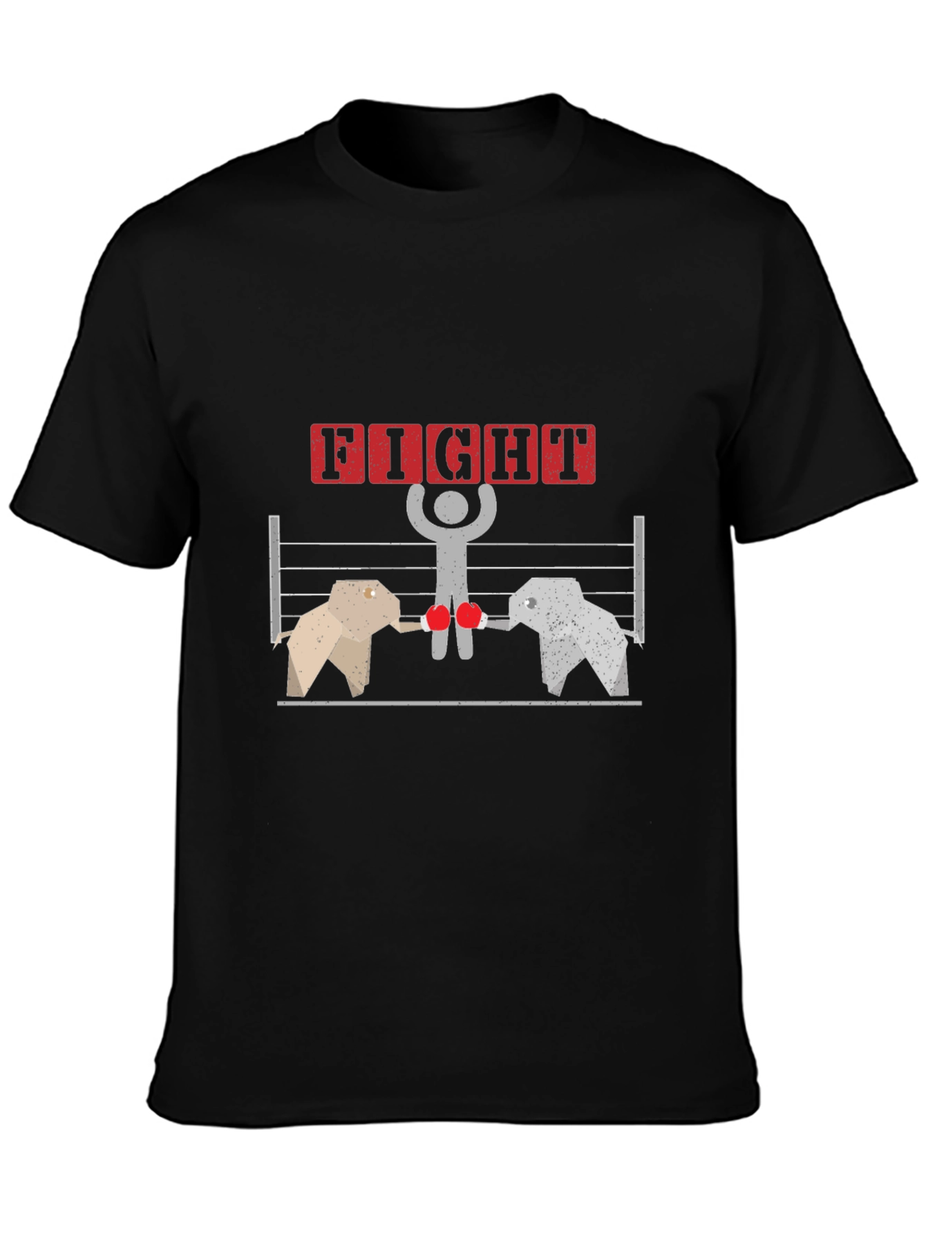 Elephant Boxing Match T-Shirt