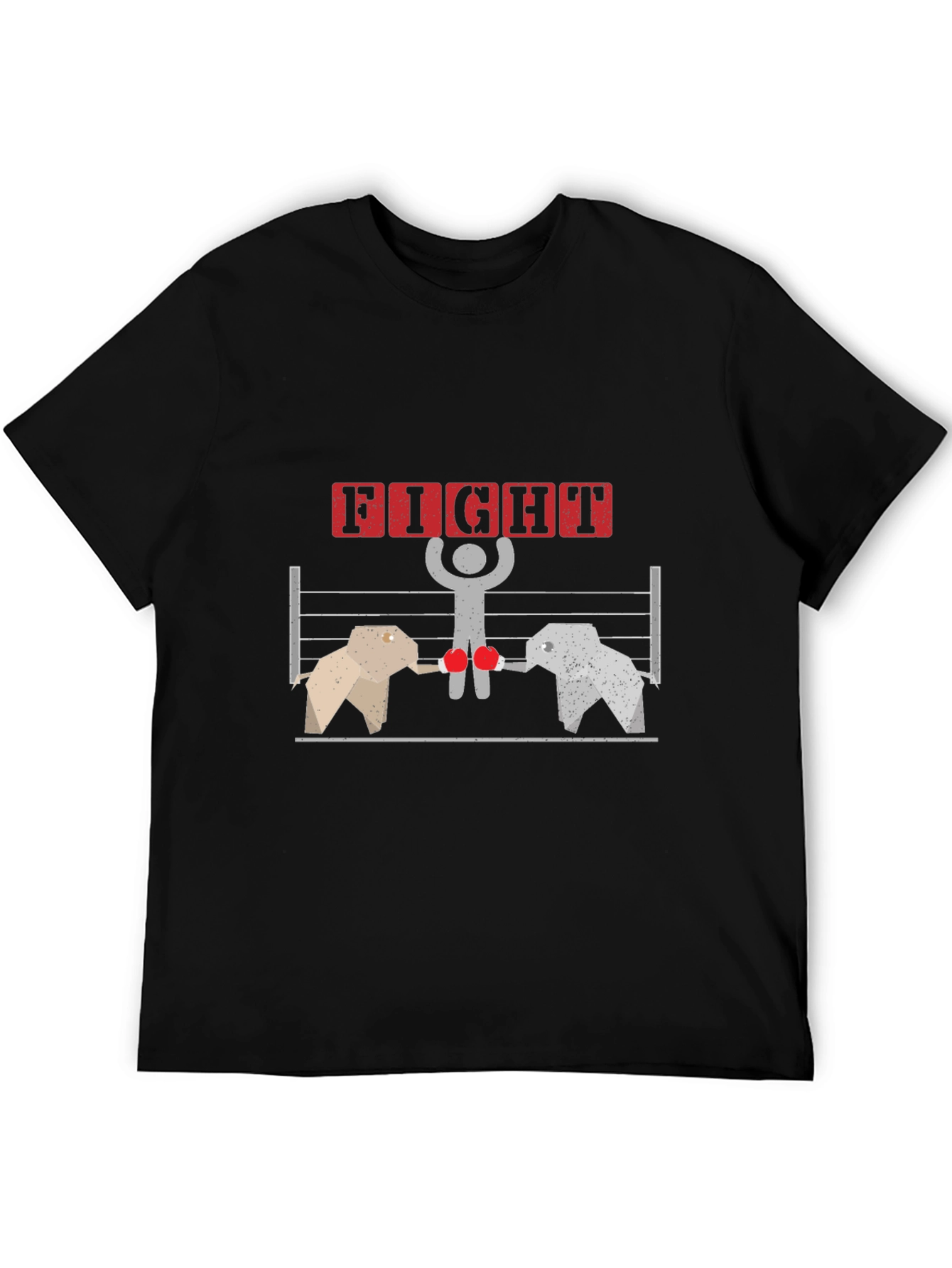 Elephant Boxing Match T-Shirt