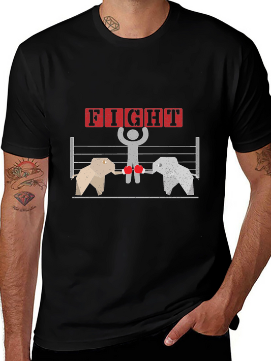 Elephant Boxing Match T-Shirt