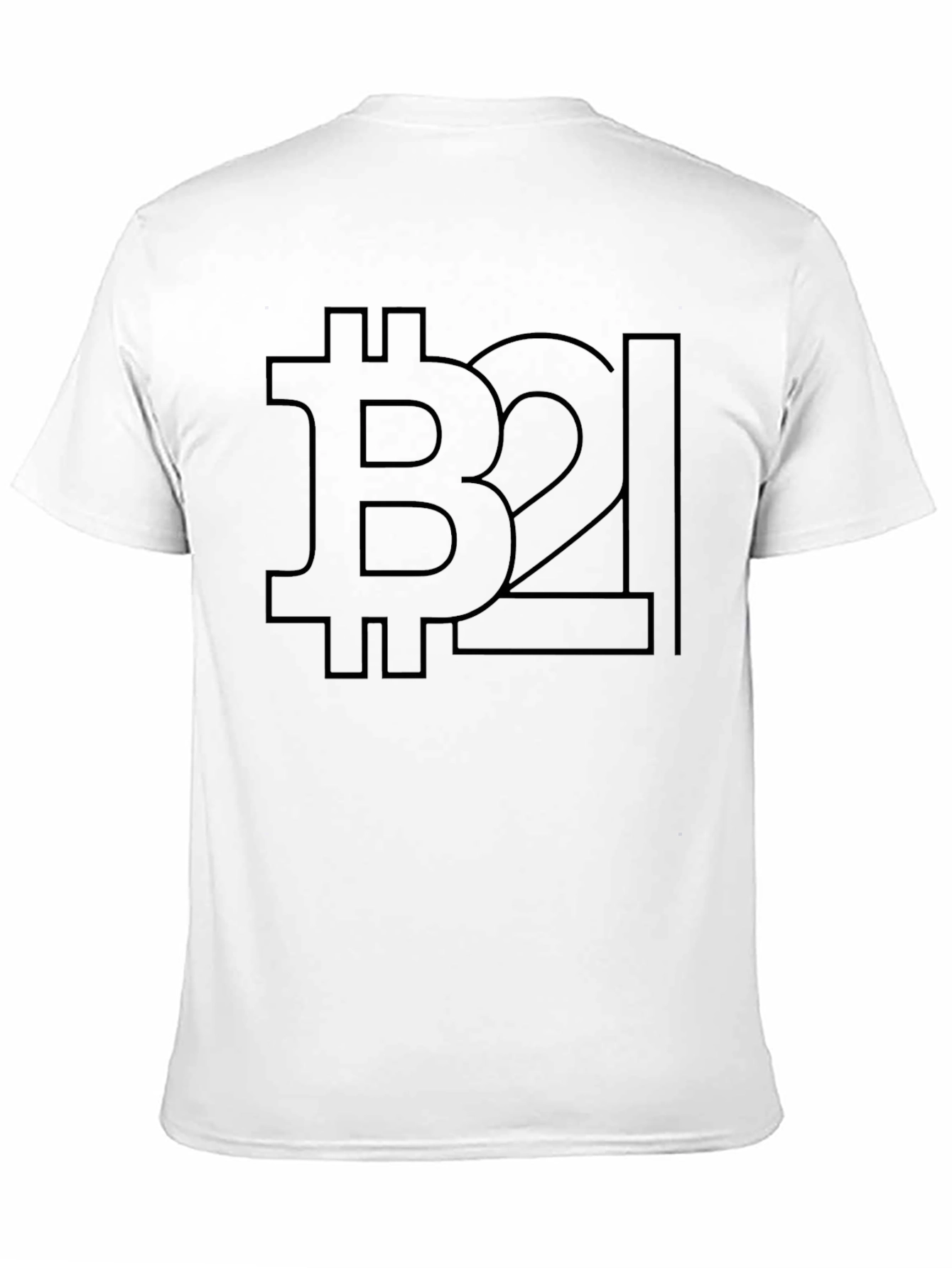 Bitcoin B2L Black T-Shirt - Crypto Design